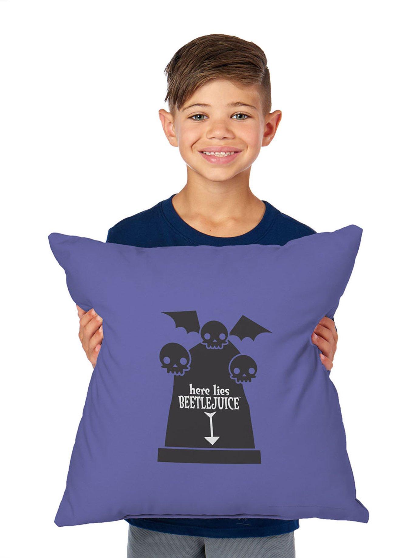 Beetlejuice Here Lies Beetlejuice Throw Pillow, , hi-res