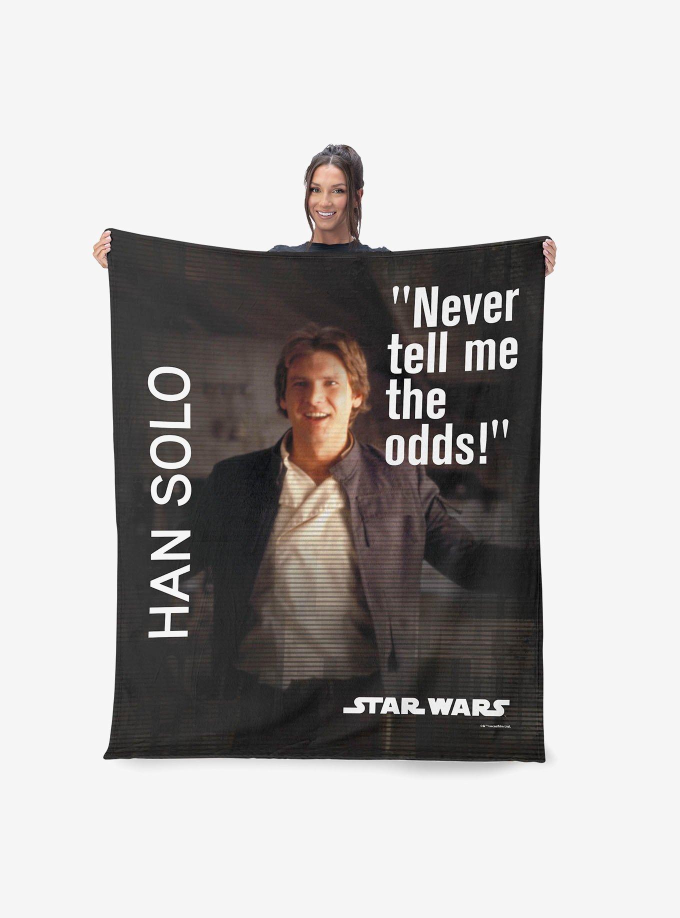 Star Wars Classic Quotes Han Solo 40x50" Silk Touch Throw Blanket, , hi-res