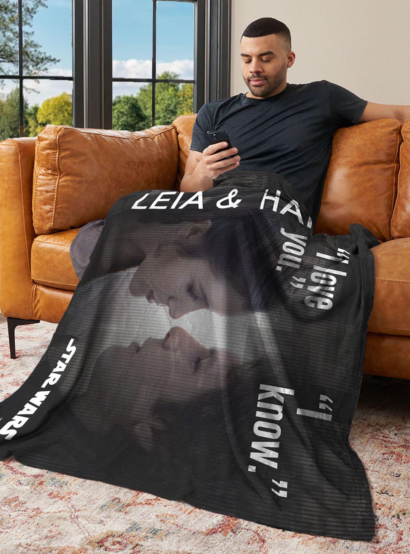 Star Wars Classic Quotes Leia and Han 40x50" Silk Touch Throw Blanket, , alternate