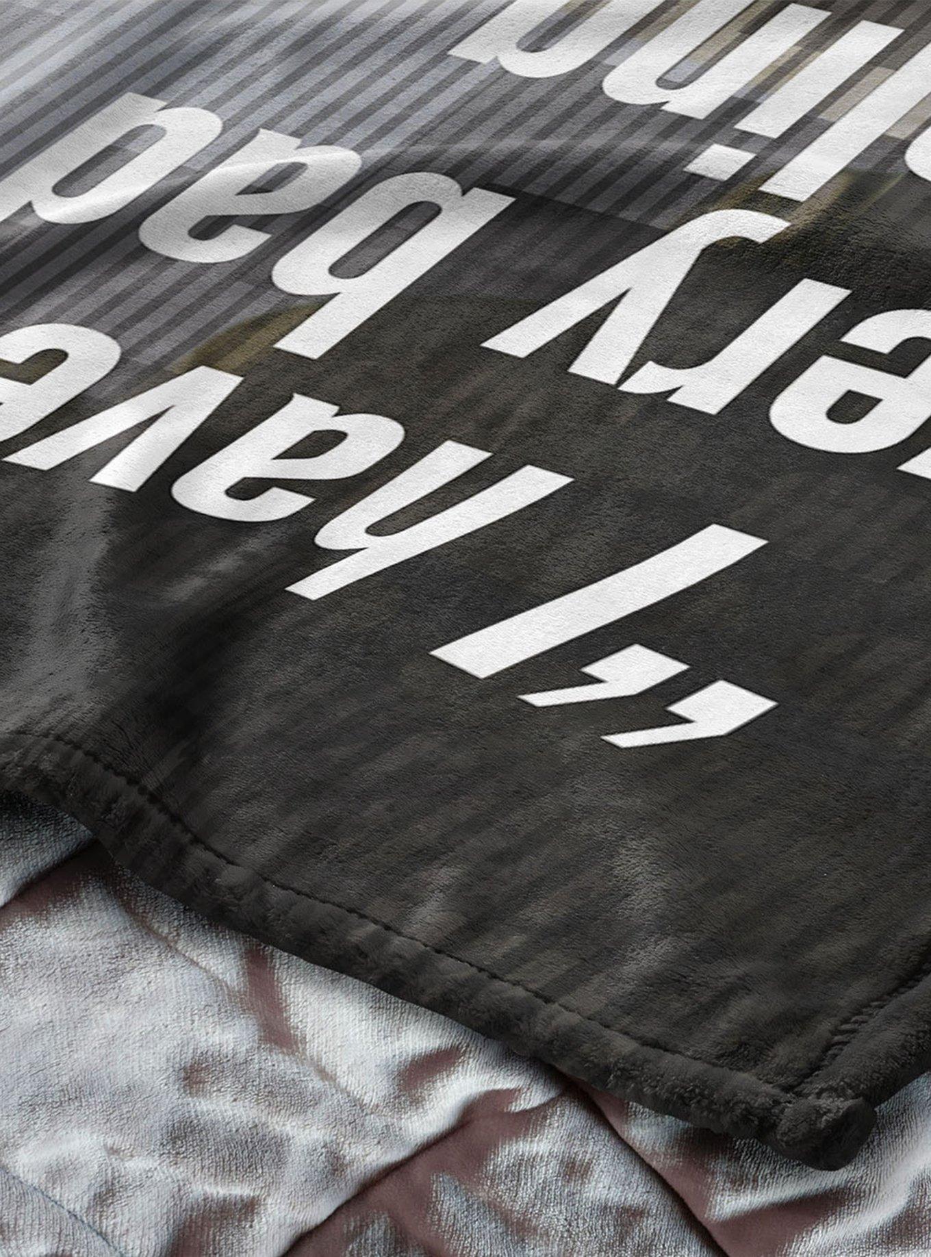Star Wars Classic Quotes Luke Bad Feelings 40x50" Silk Touch Throw Blanket, , alternate