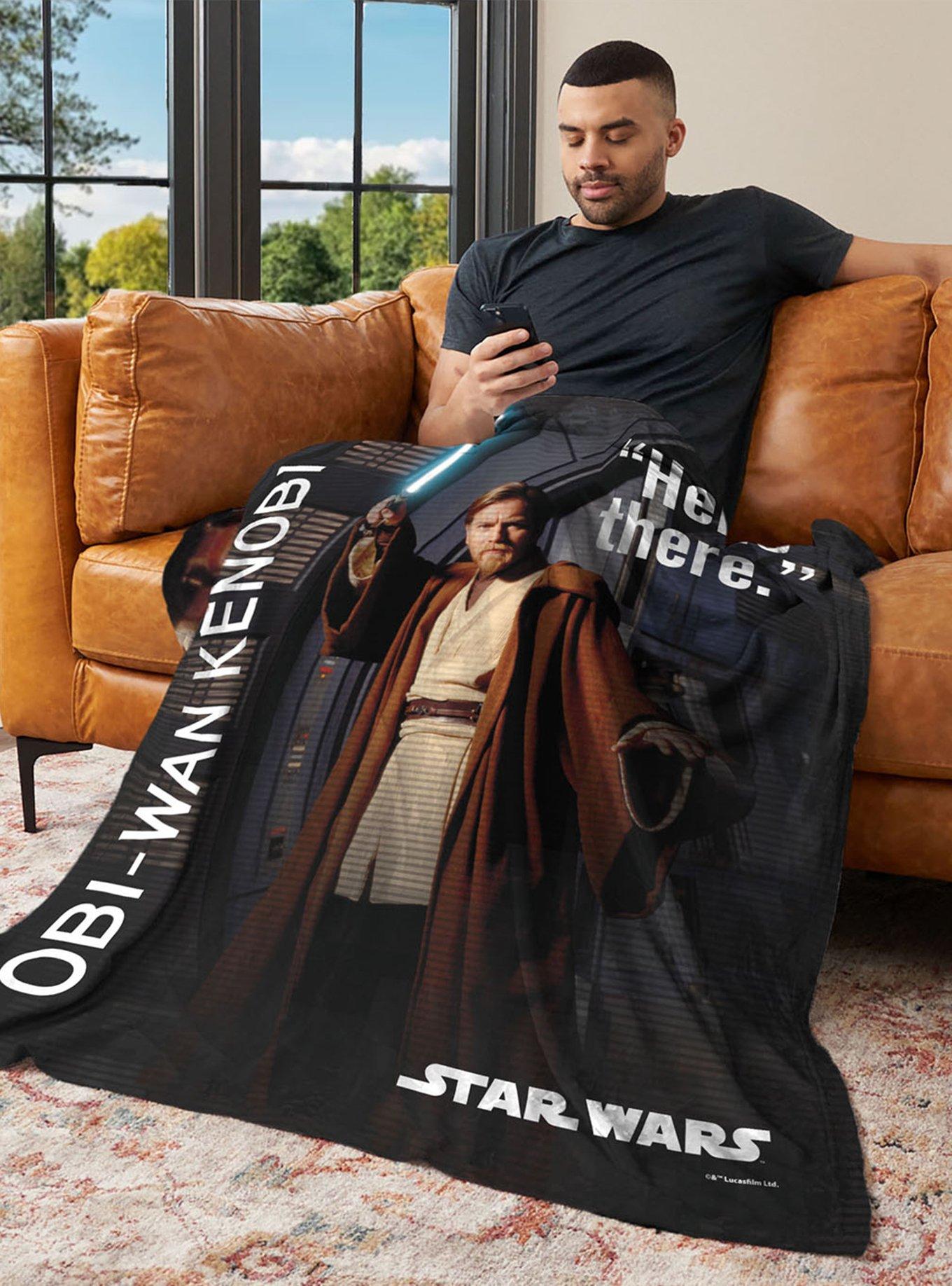 Star Wars Classic Quotes Obi-Wan Kenobi 40x50" Silk Touch Throw Blanket, , alternate