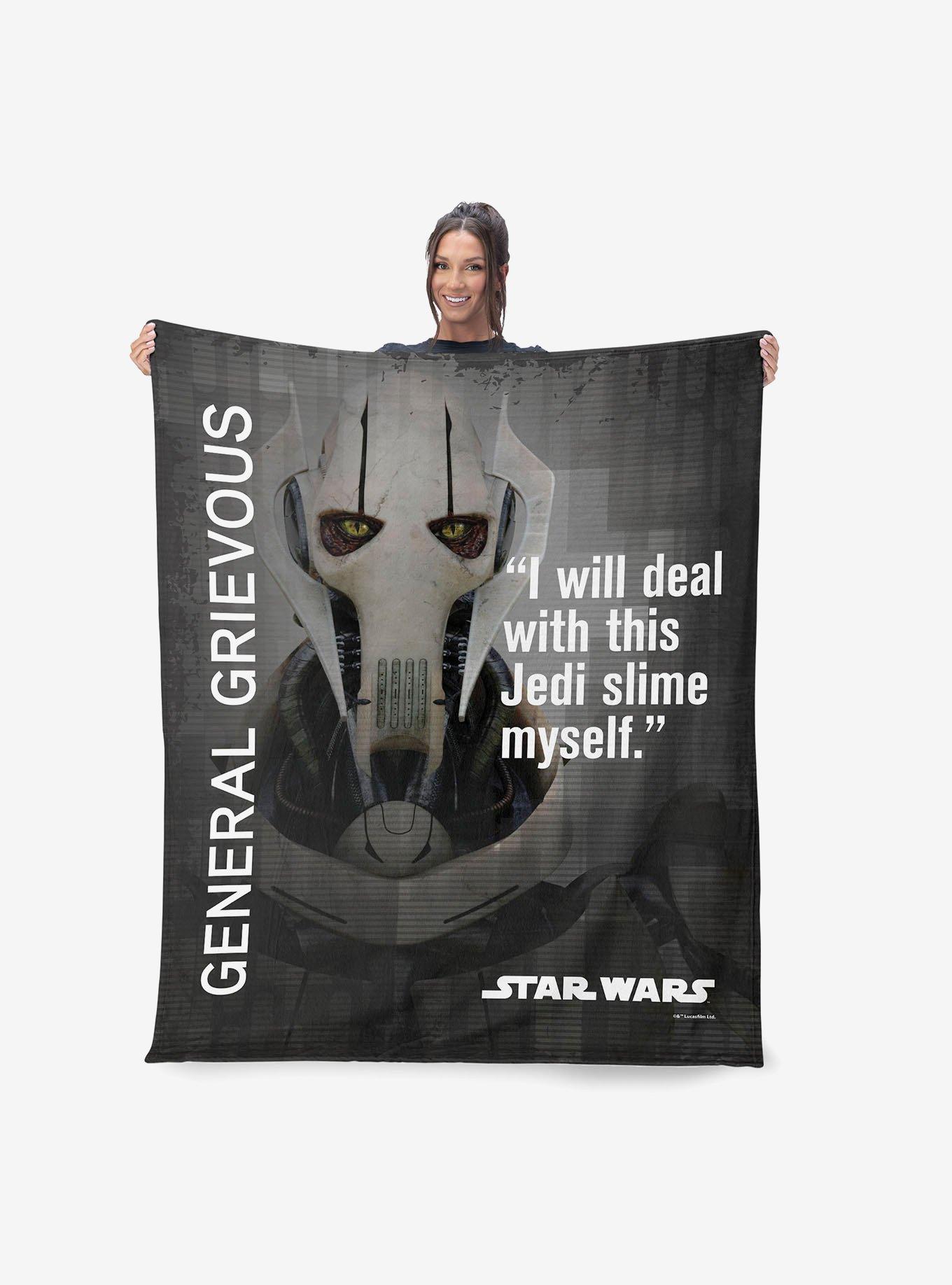 Star Wars Classic Quotes General Grievous 40x50" Silk Touch Throw Blanket, , alternate