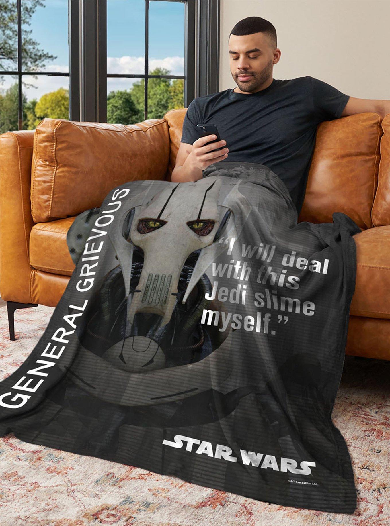 Star Wars Classic Quotes General Grievous 40x50" Silk Touch Throw Blanket, , alternate