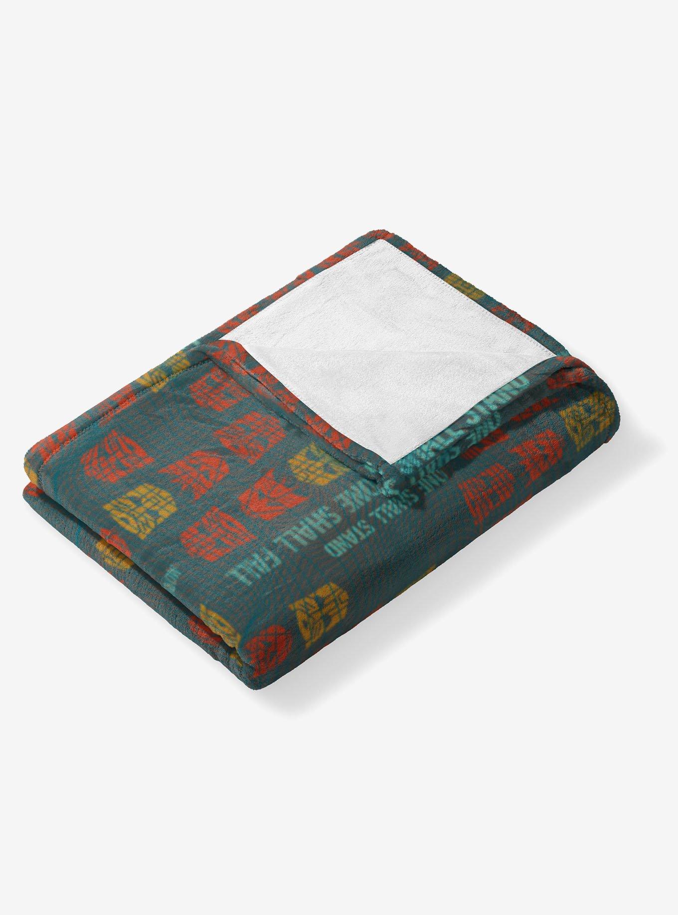 Transformers One Shall Stand One Shall Fall 40x50" Silk Touch Throw Blanket, , alternate