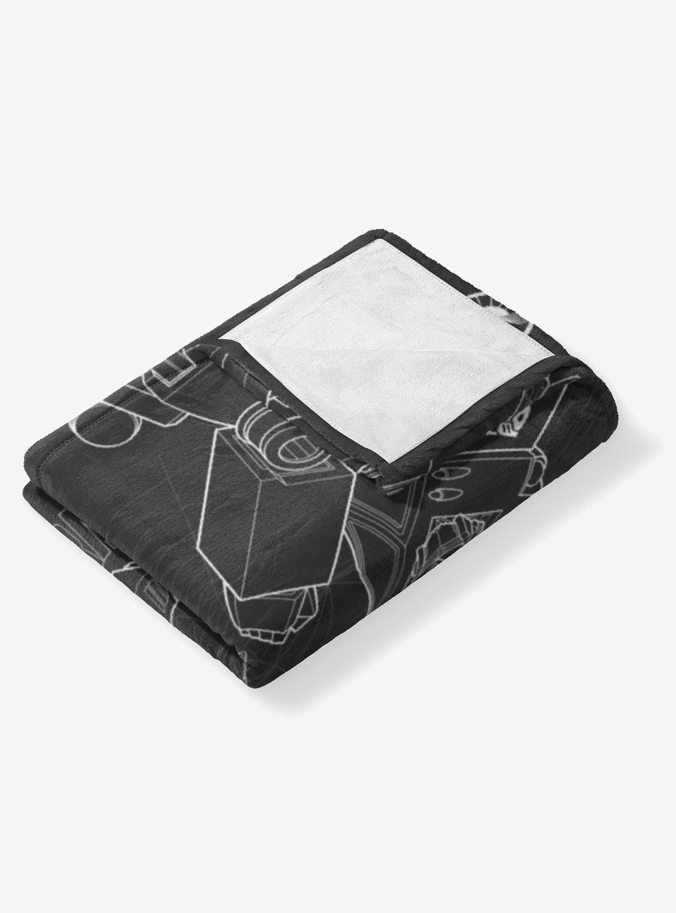 Transformers G1 Optimus Prime and Megatron 40x50" Silk Touch Throw Blanket, , alternate
