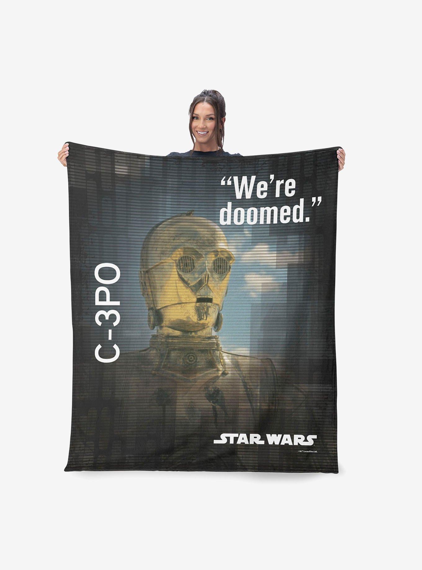 Star Wars Classic Quotes C-3PO 40x50" Silk Touch Throw Blanket, , alternate