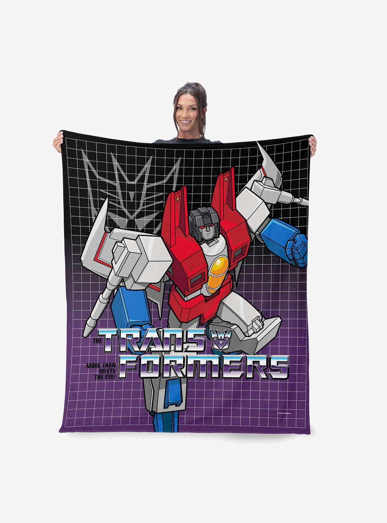 Transformers G1 Grid Starscream 40x50" Silk Touch Throw Blanket, , hi-res