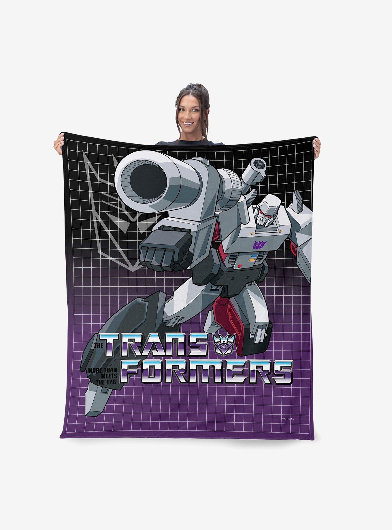 Transformers G1 Grid Megatron 40x50" Silk Touch Throw Blanket, , hi-res