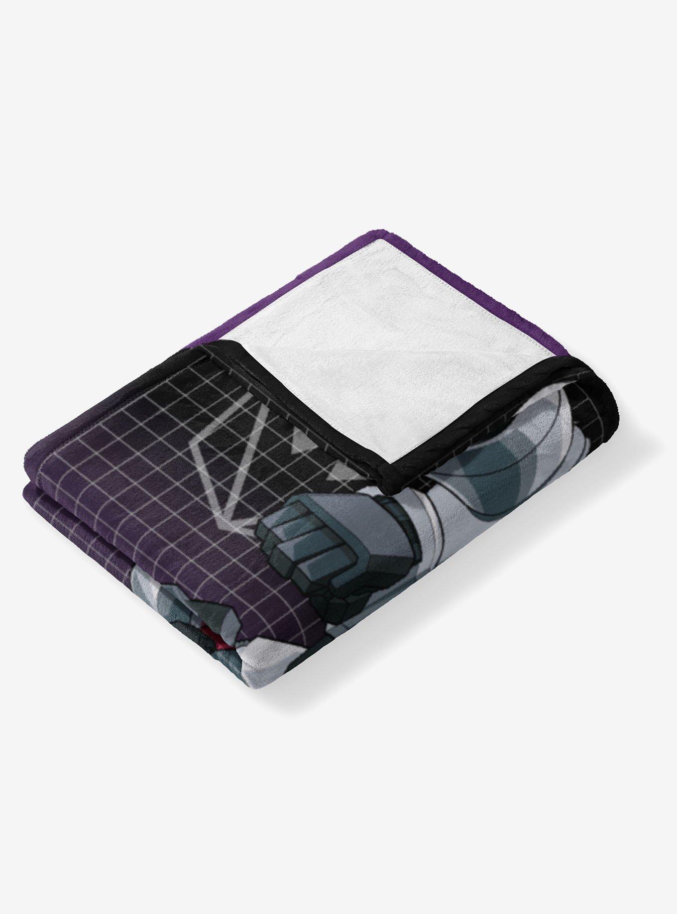 Transformers G1 Grid Megatron 40x50" Silk Touch Throw Blanket, , alternate