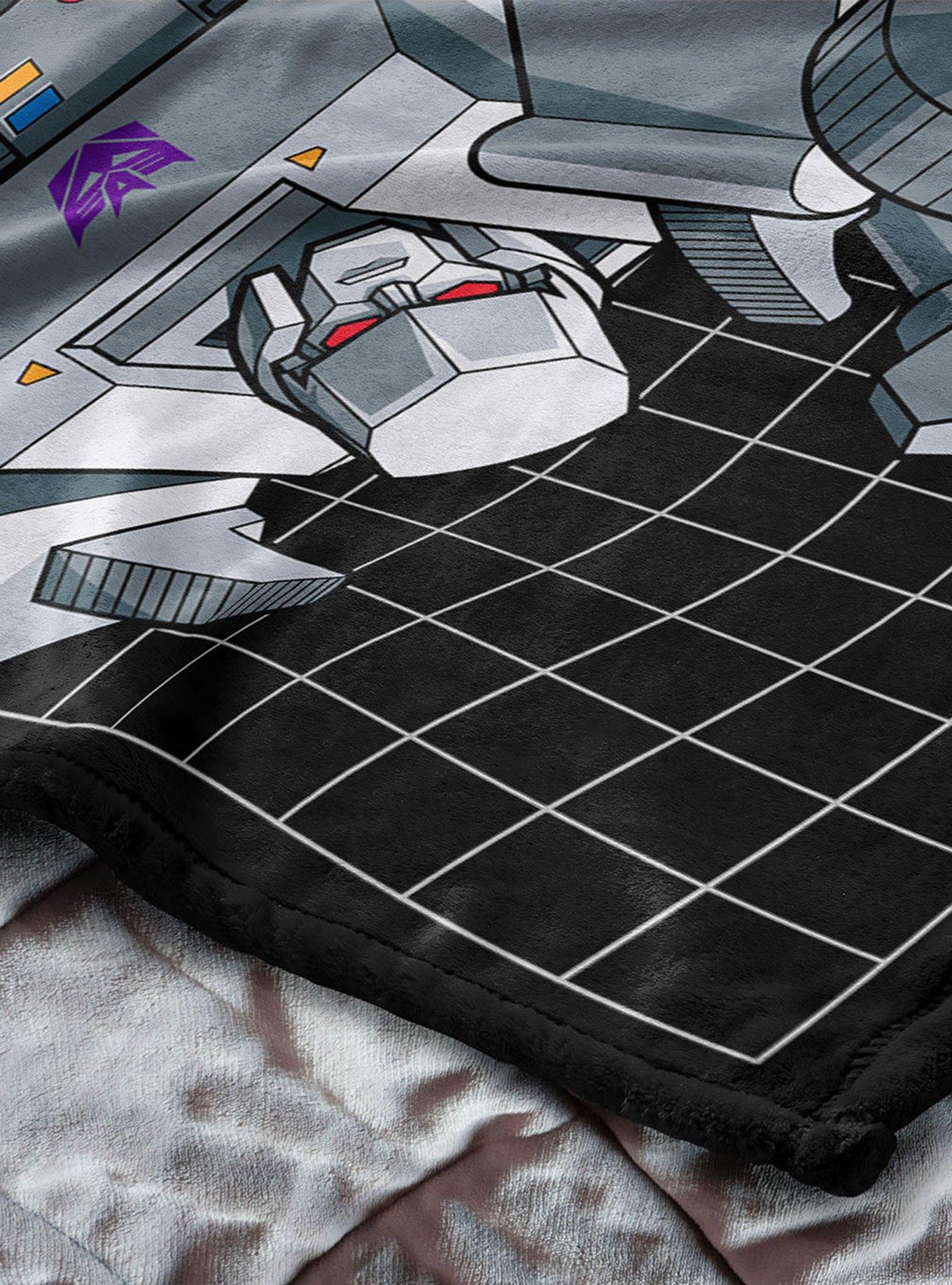 Transformers G1 Grid Megatron 40x50" Silk Touch Throw Blanket, , alternate