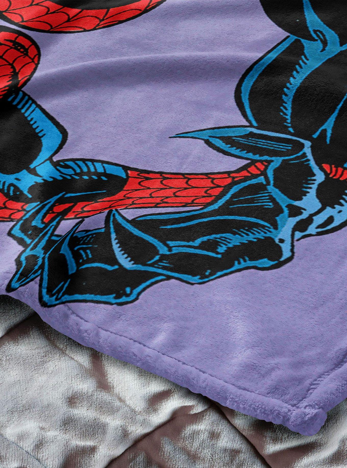 Marvel Spider-Man Peter Venom Spidey Fight 40x50" Silk Touch Throw Blanket, , alternate