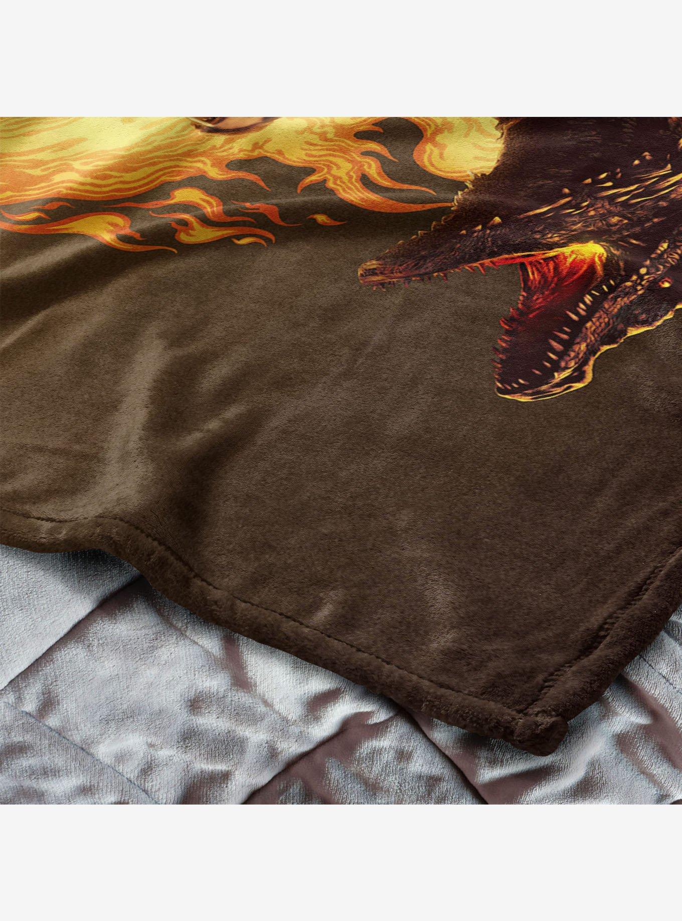 House of the Dragon Fire and Blood Reigns 50x60" Silk Touch Throw Blanket, , alternate