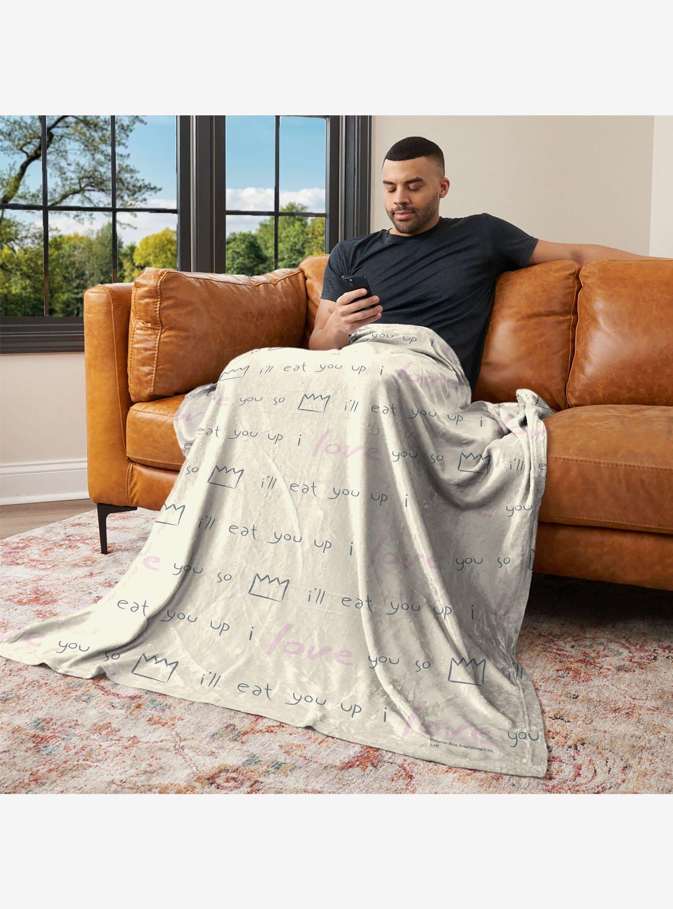 Where The Wild Things Are We'll Eat You Up 50x60" Silk Touch Throw Blanket, , alternate