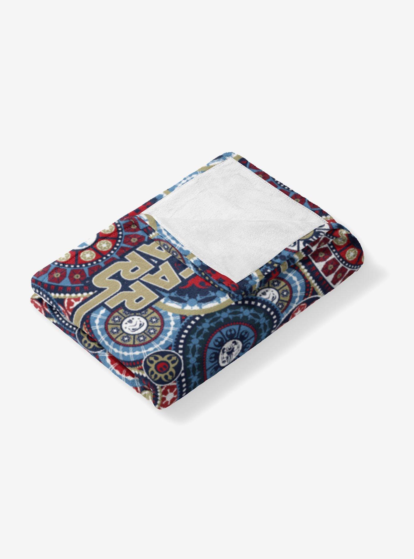 Star Wars Classic Repeats and Patterns Mandala 50x60" Silk Touch Throw Blanket, , alternate