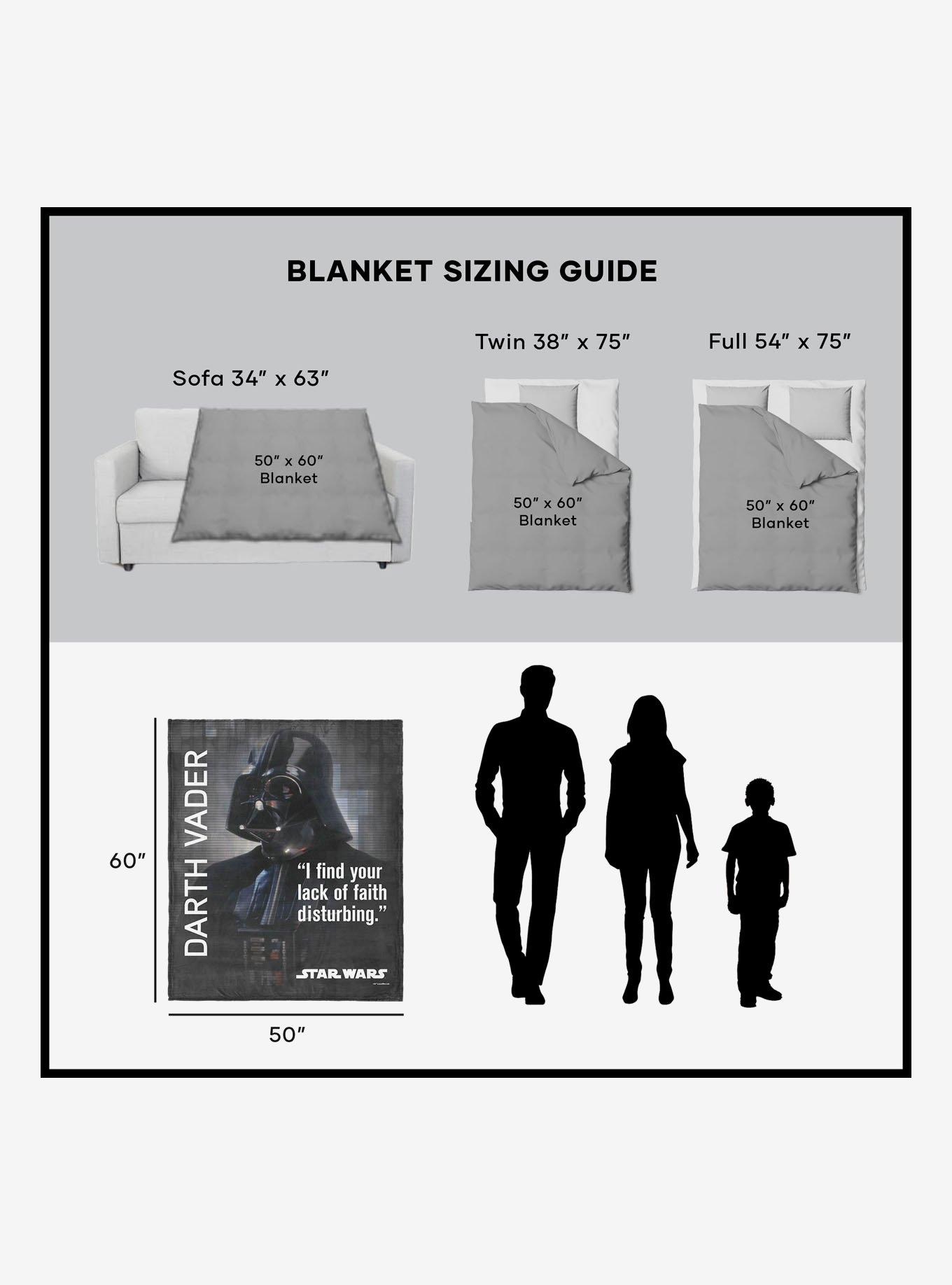 Star Wars Classic Quotes Vader 50x60" Silk Touch Throw Blanket, , alternate