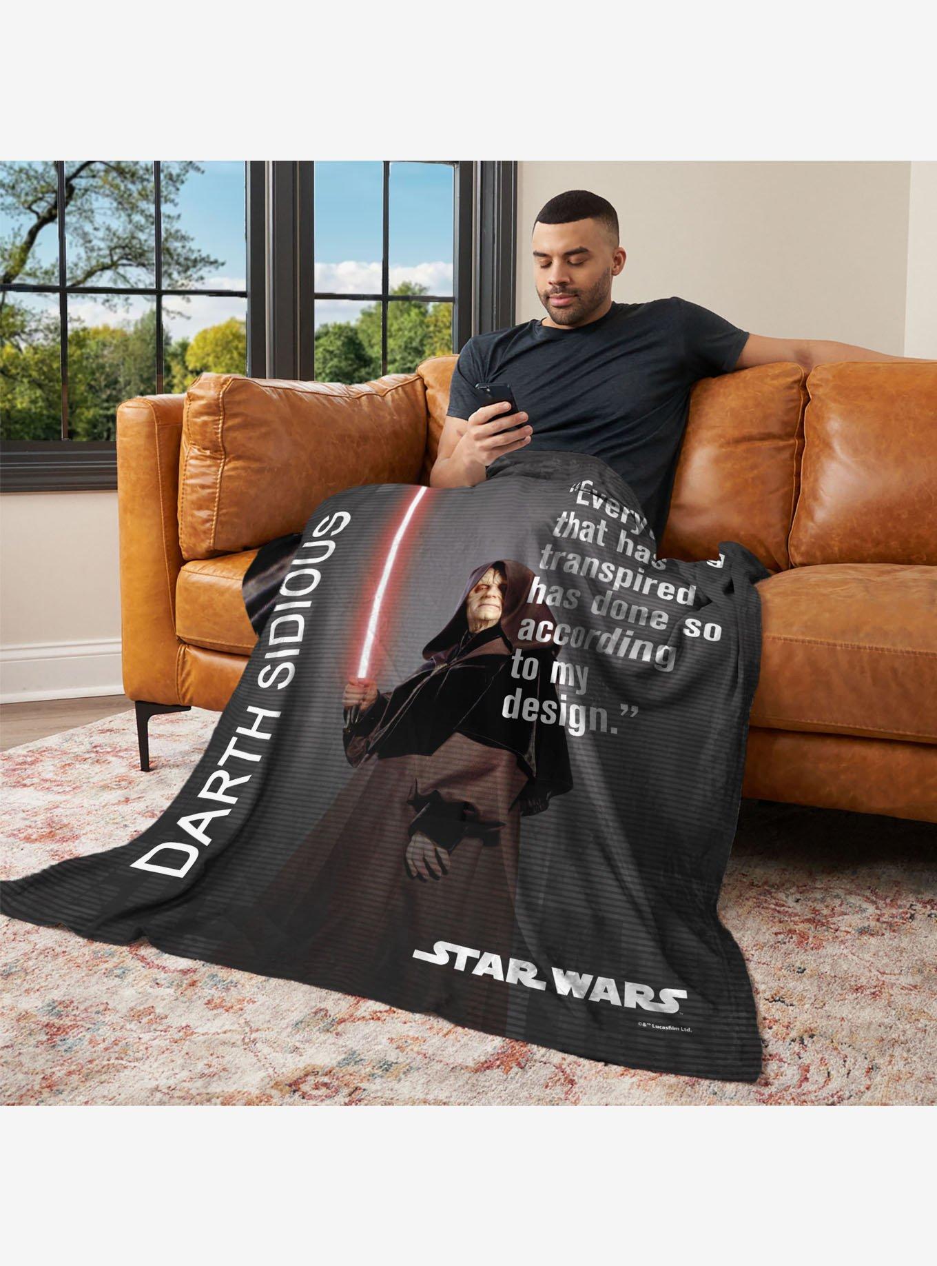 Star Wars Classic Quotes Sidious Legal 50x60" Silk Touch Throw Blanket, , alternate