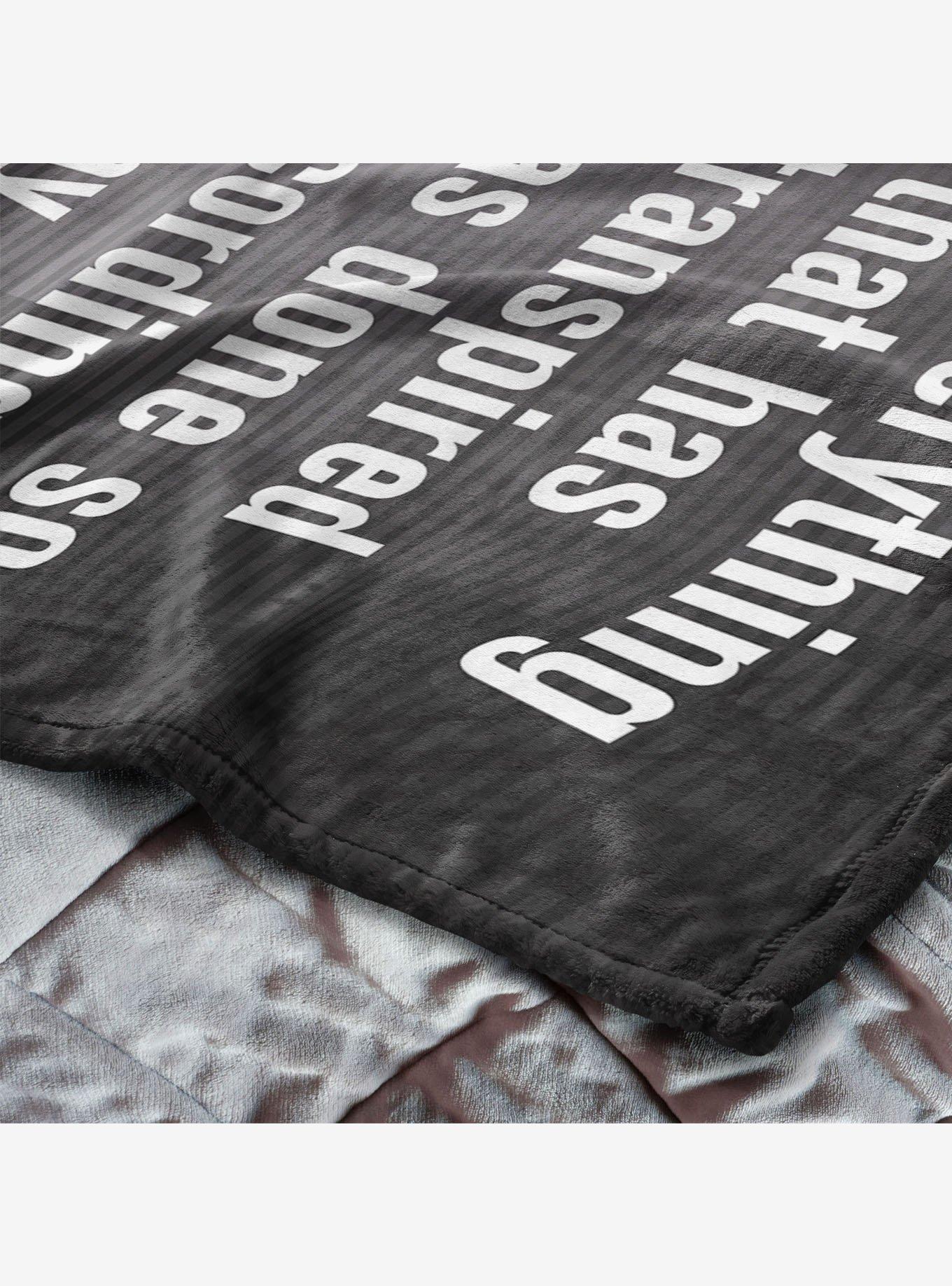 Star Wars Classic Quotes Sidious Legal 50x60" Silk Touch Throw Blanket, , alternate