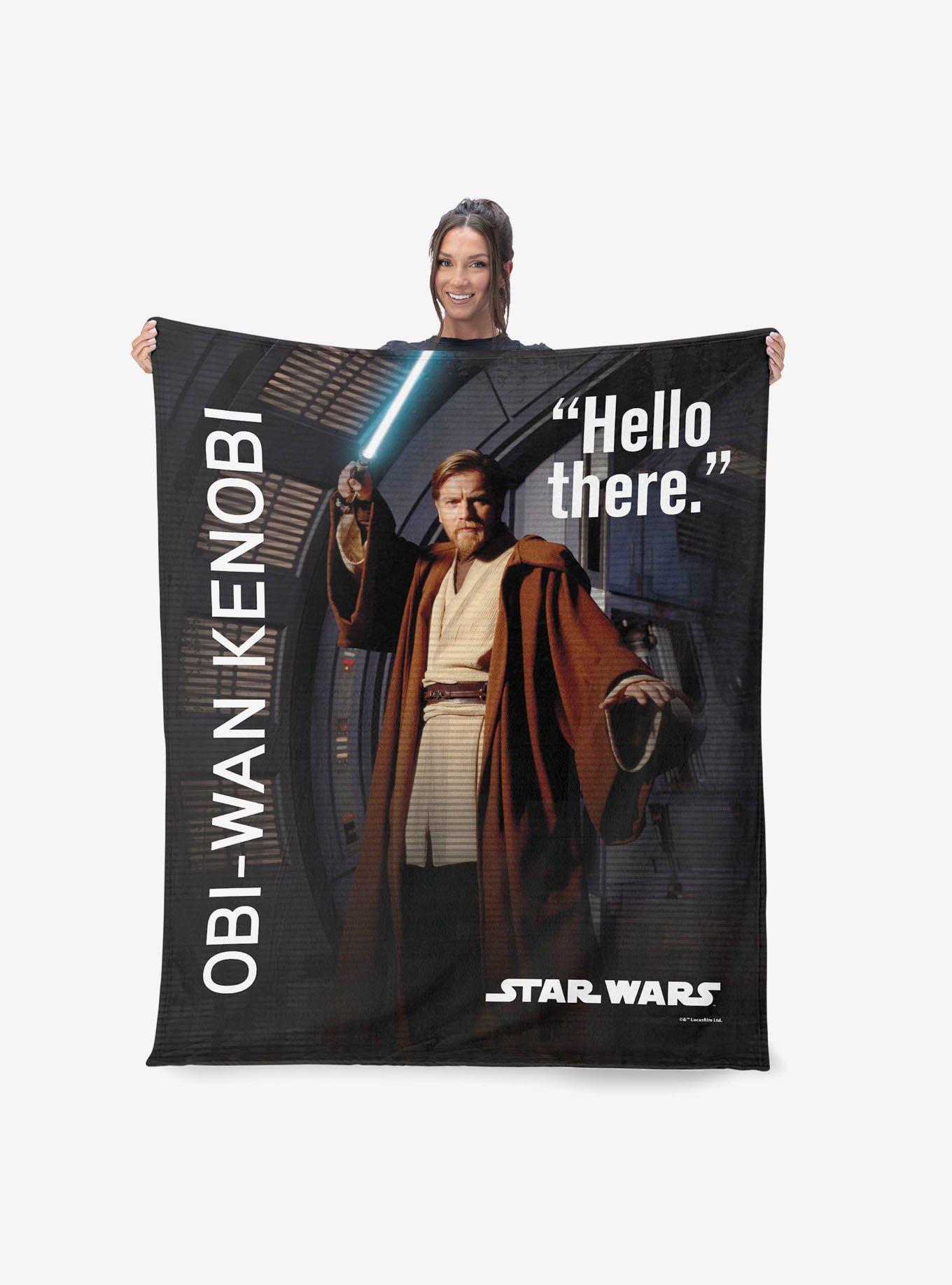 Star Wars Classic Quotes Obi-Wan Kenobi 50x60" Silk Touch Throw Blanket, , hi-res
