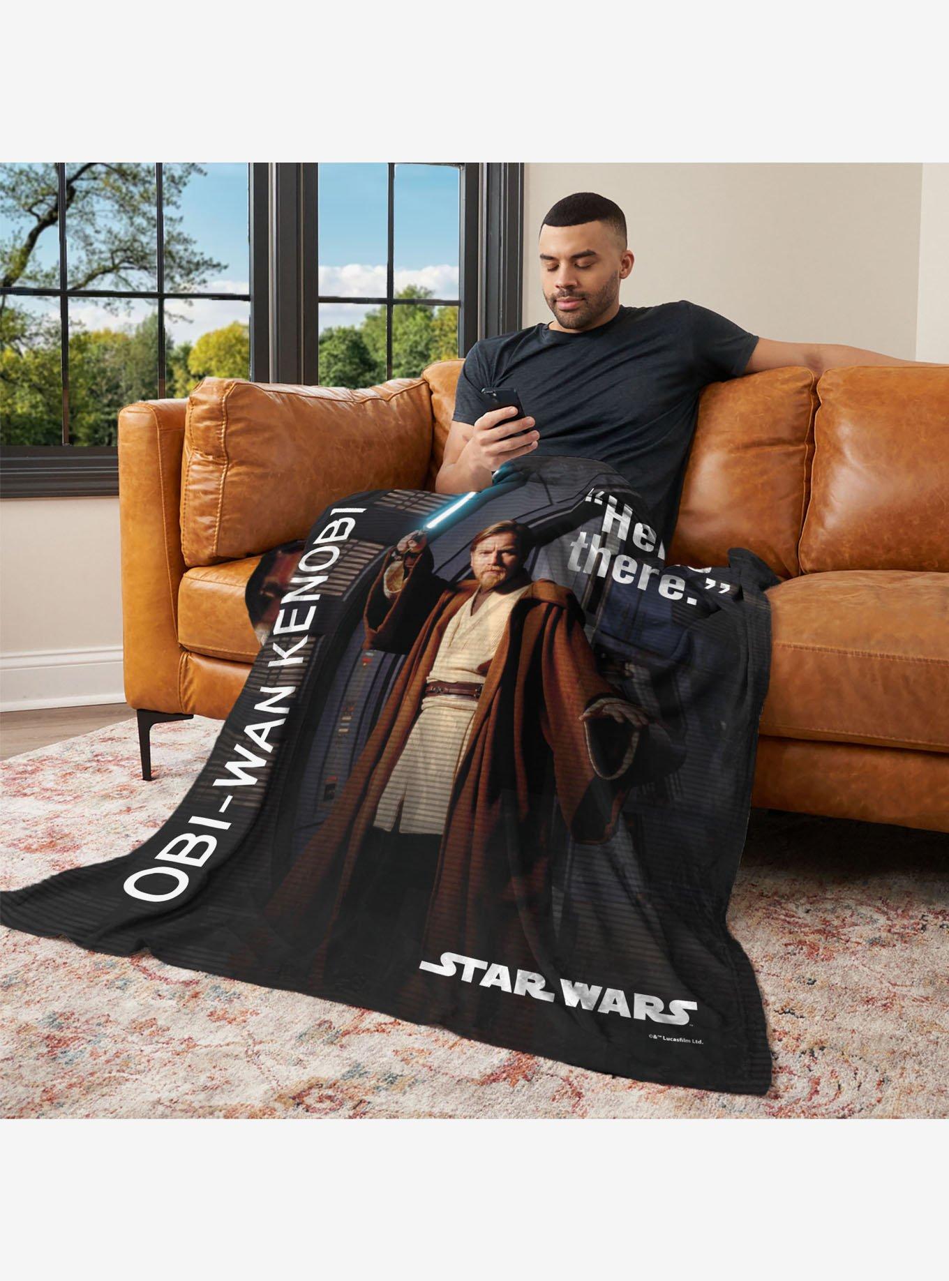 Star Wars Classic Quotes Obi-Wan Kenobi 50x60" Silk Touch Throw Blanket, , alternate