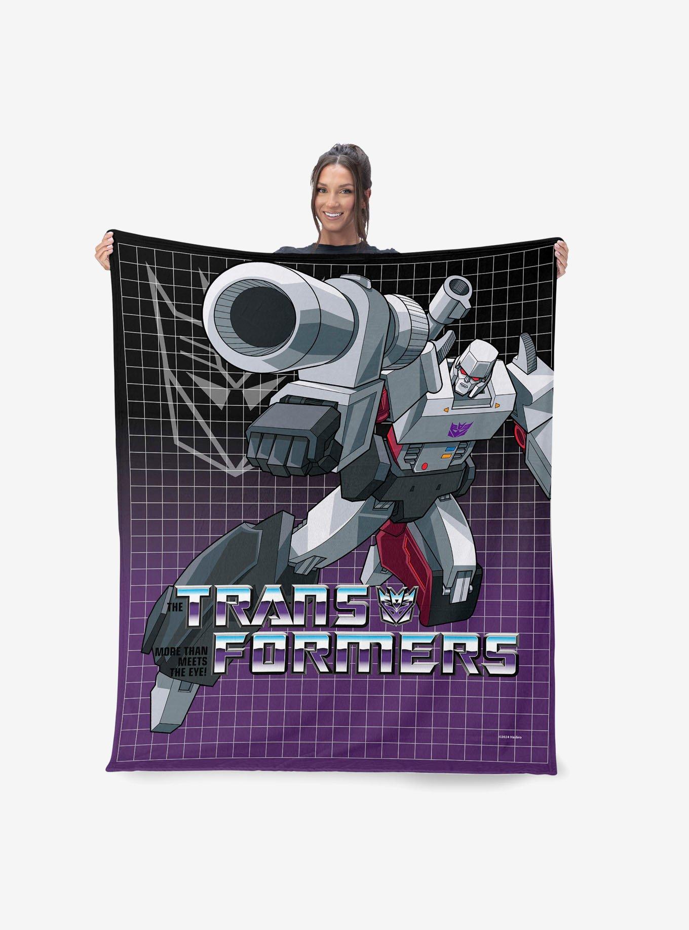 Transformers G1 Grid Megatron 50x60" Silk Touch Throw Blanket, , hi-res