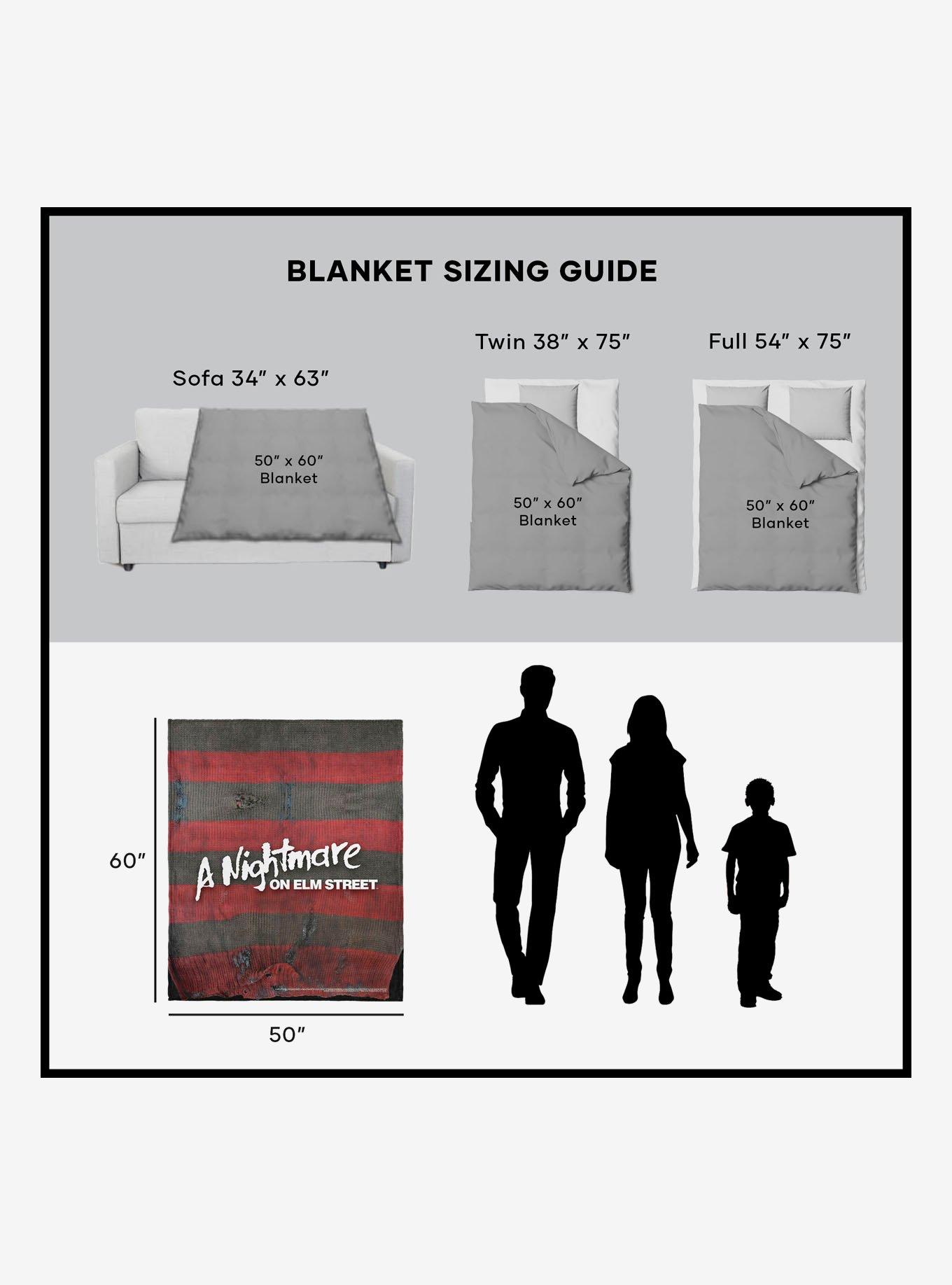 A Nightmare On Elm Street Sweater 50x60" Silk Touch Throw Blanket, , alternate