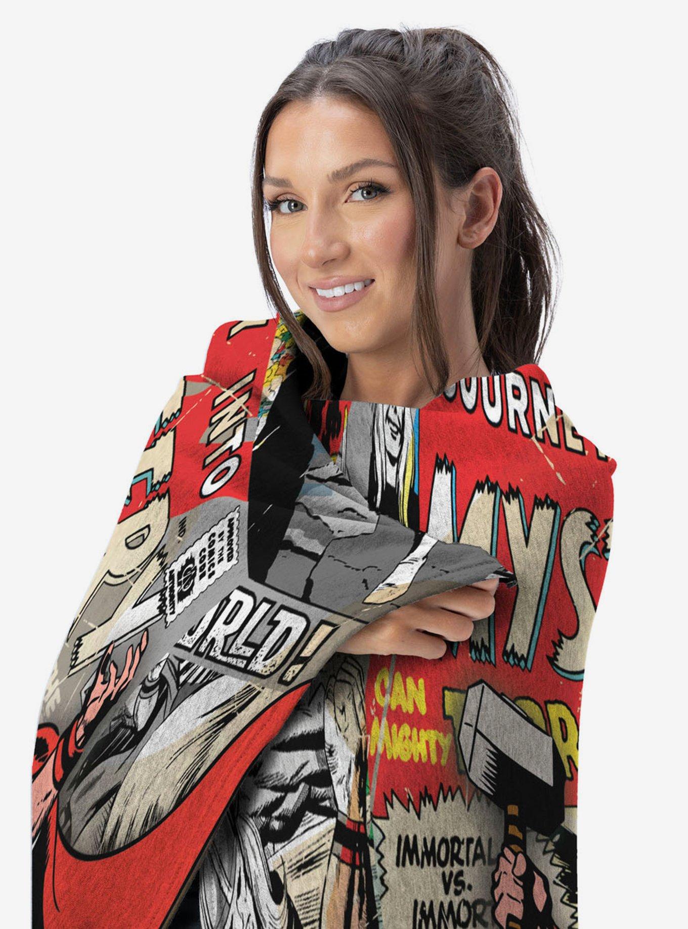 Marvel Thor Comic 50x60" Silk Touch Throw Blanket, , alternate