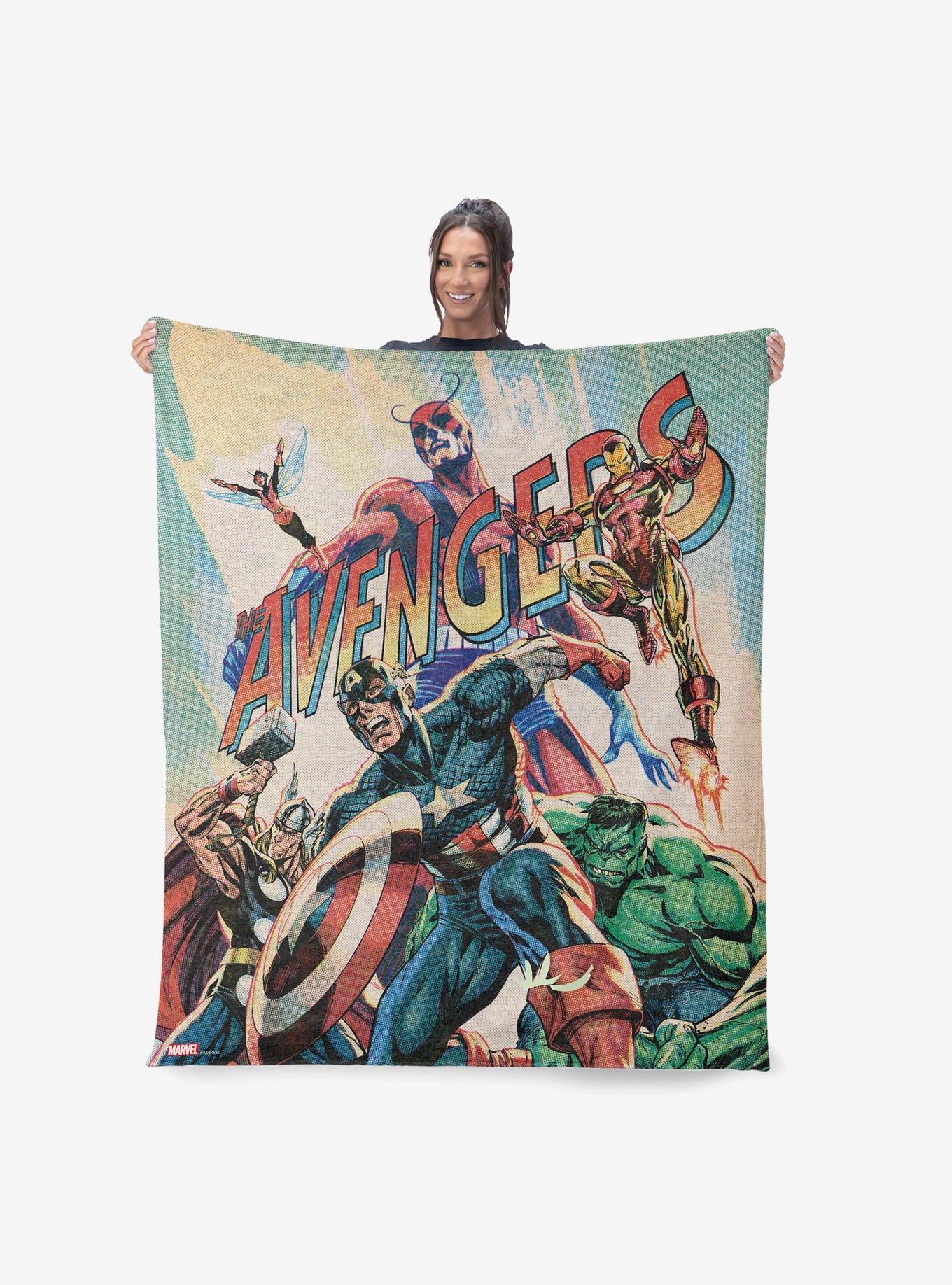 Marvel The Avengers Beyond Comic 50x60" Silk Touch Throw Blanket, , hi-res