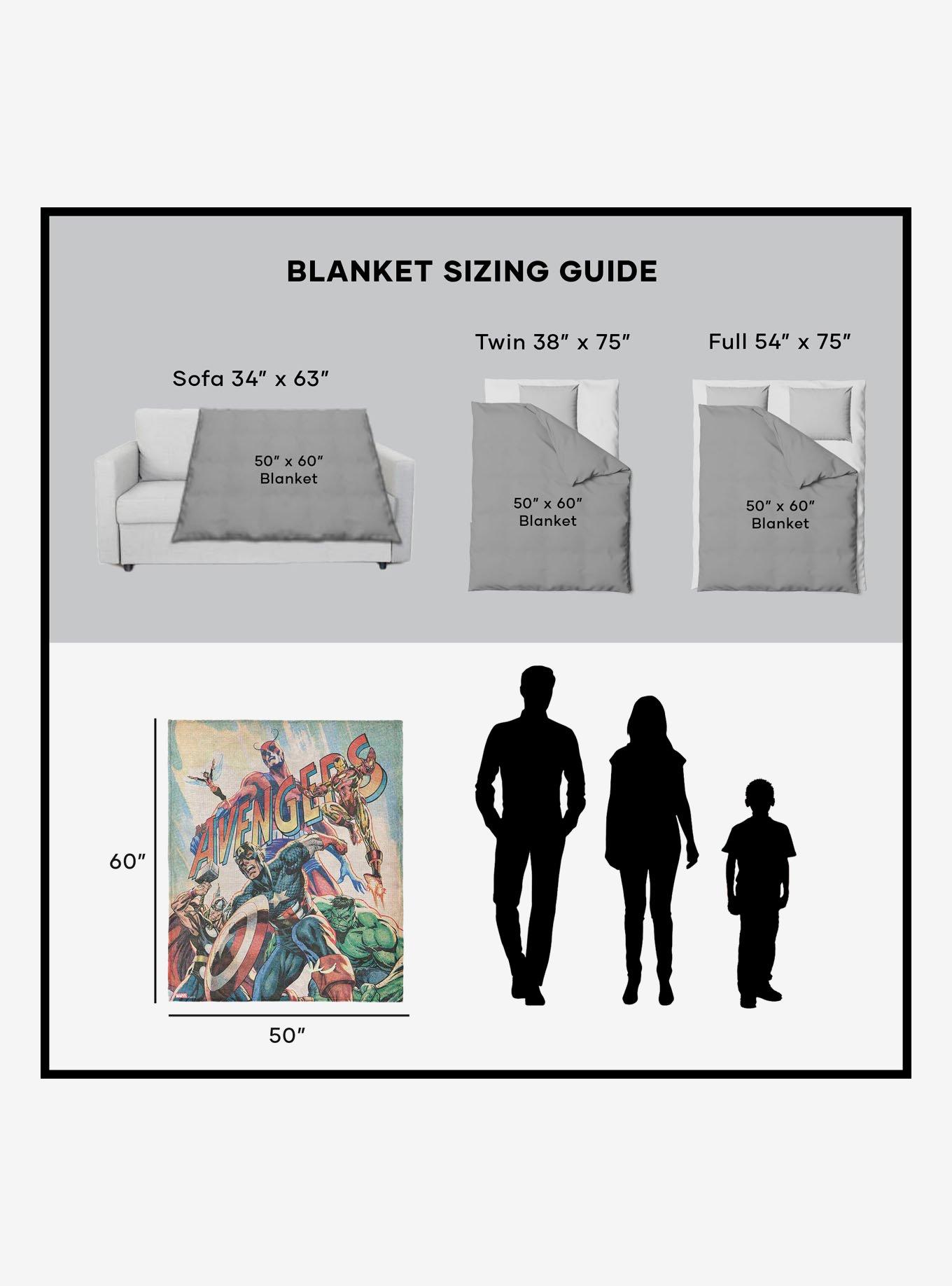 Marvel The Avengers Beyond Comic 50x60" Silk Touch Throw Blanket, , alternate