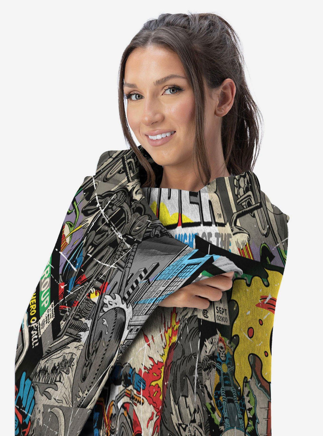 Marvel Ghost Rider Comic 50x60" Silk Touch Throw Blanket, , alternate
