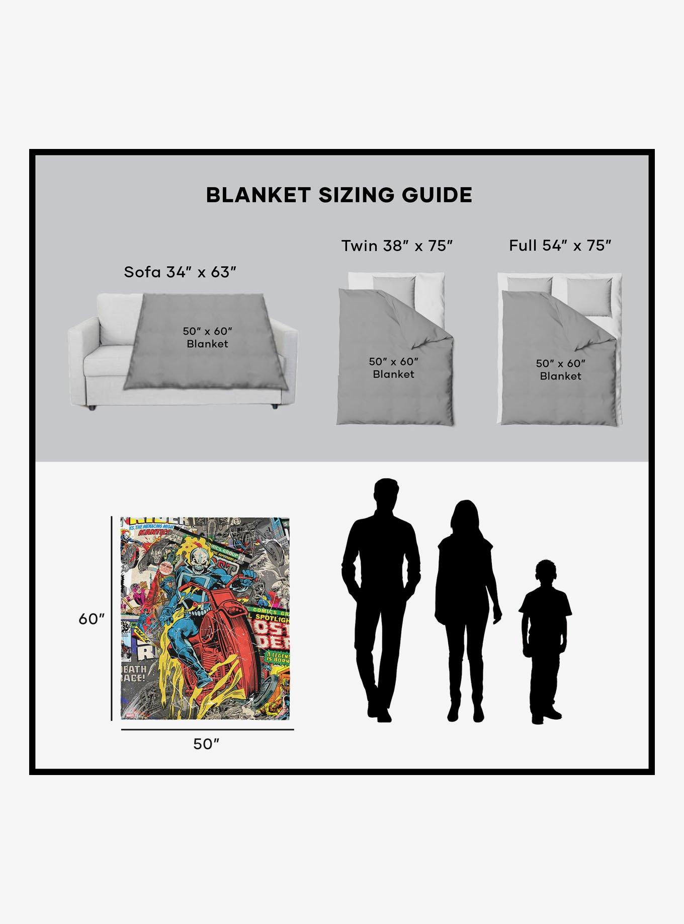 Marvel Ghost Rider Comic 50x60" Silk Touch Throw Blanket, , alternate