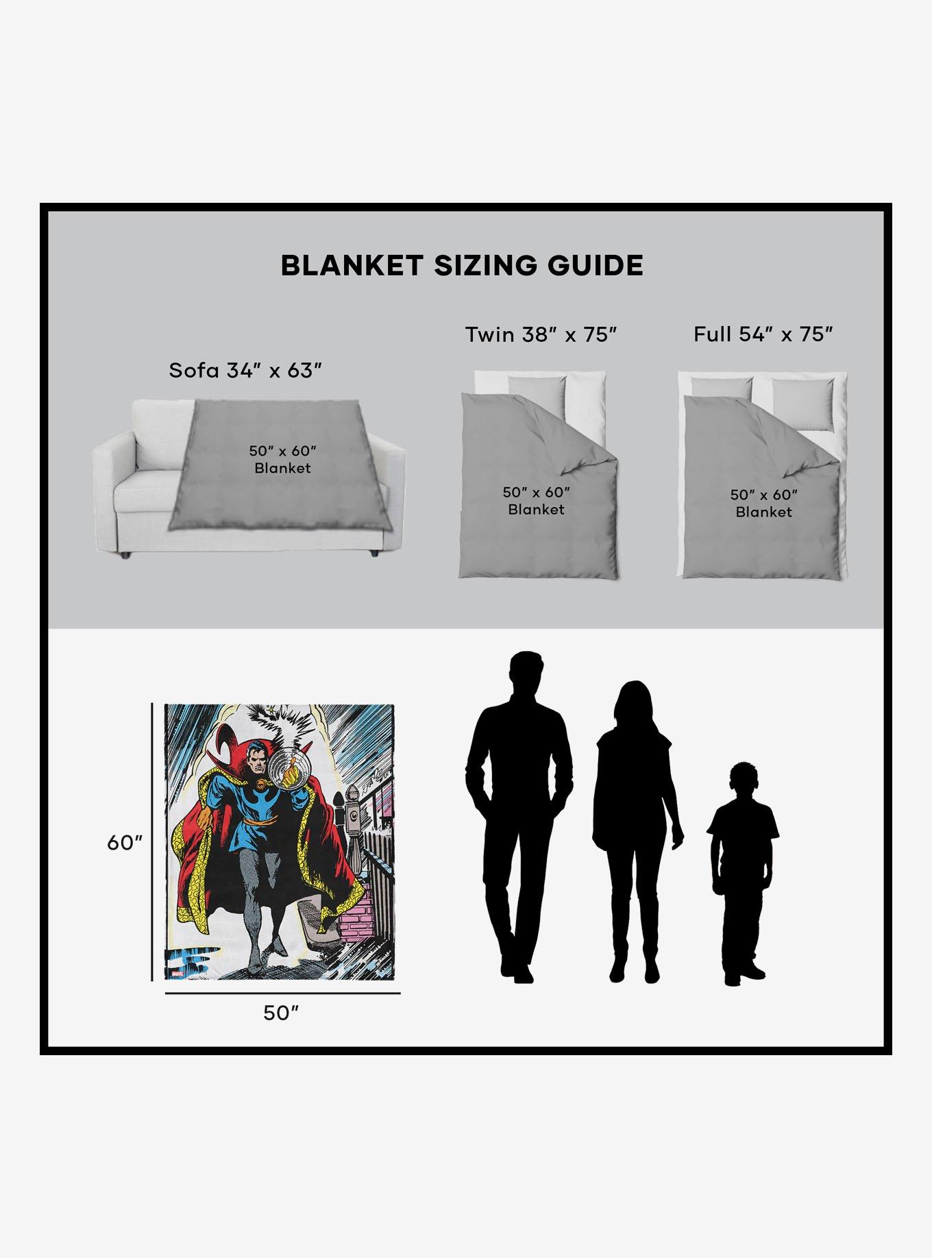 Marvel Dr. Strange Comic 50x60" Silk Touch Throw Blanket, , alternate