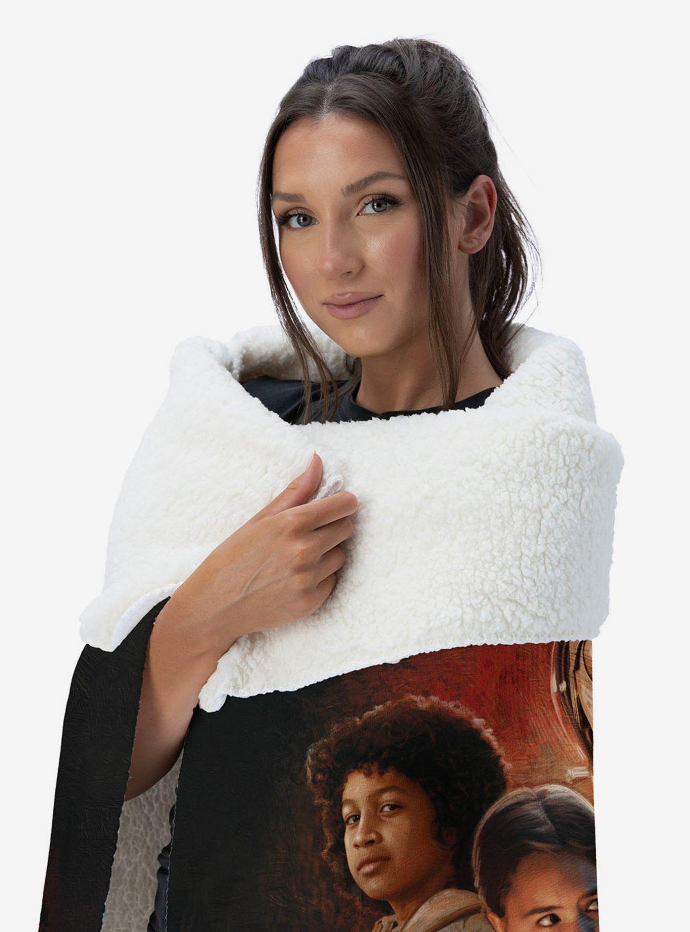 Star Wars Skeleton Crew Collage Silk Touch Sherpa Throw Blanket, , alternate
