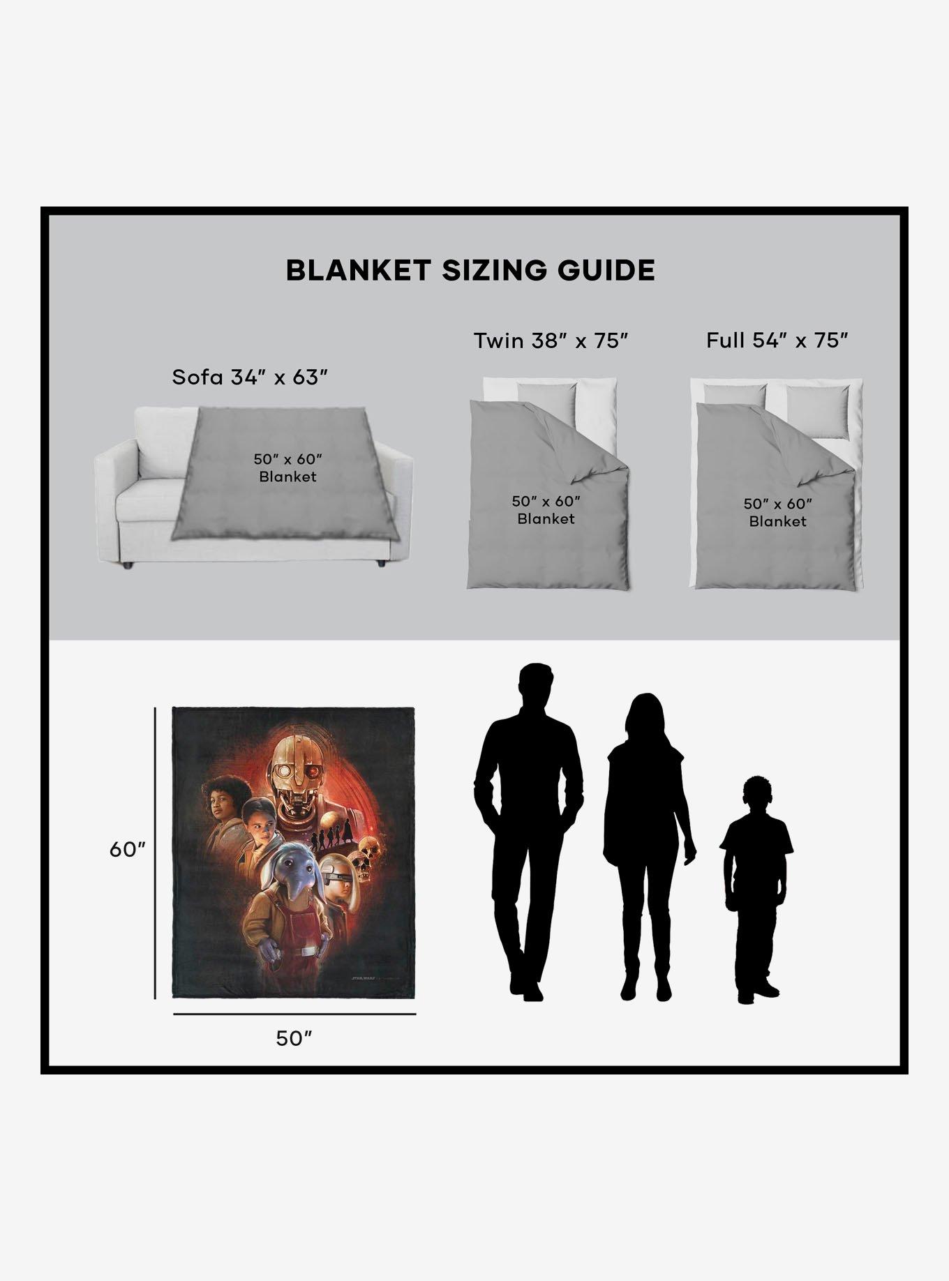 Star Wars Skeleton Crew Collage Silk Touch Sherpa Throw Blanket, , alternate