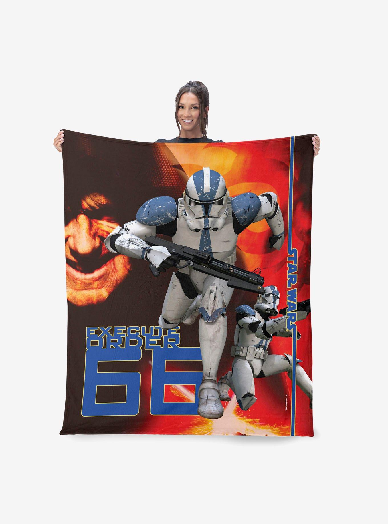 Star Wars Revenge of the Sith Order 66 Silk Touch Sherpa Throw Blanket, , hi-res
