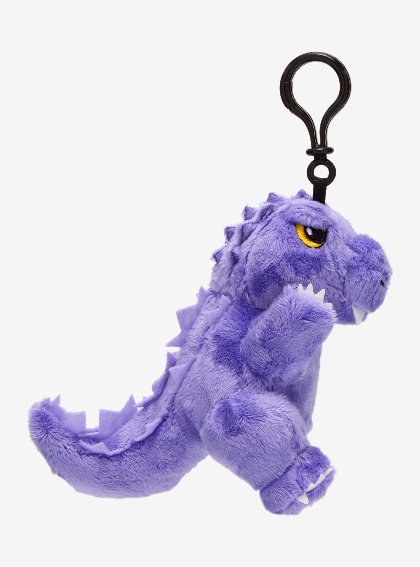 Godzilla Purple Plush Clip