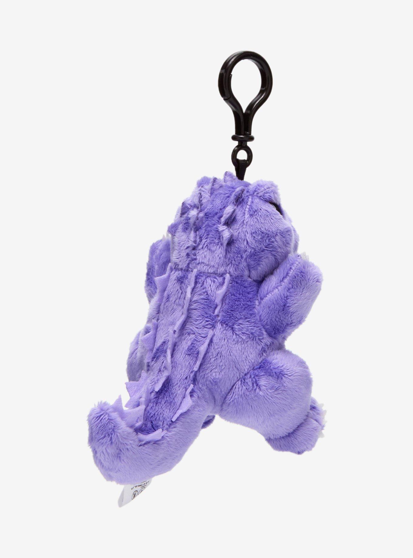 Godzilla Purple Plush Clip