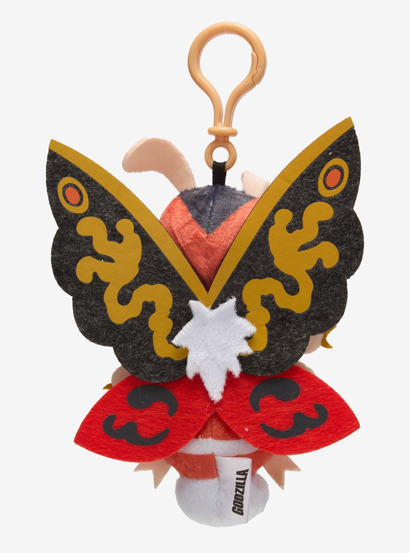 Godzilla Mothra 3 Inch Plush Keychain, , hi-res
