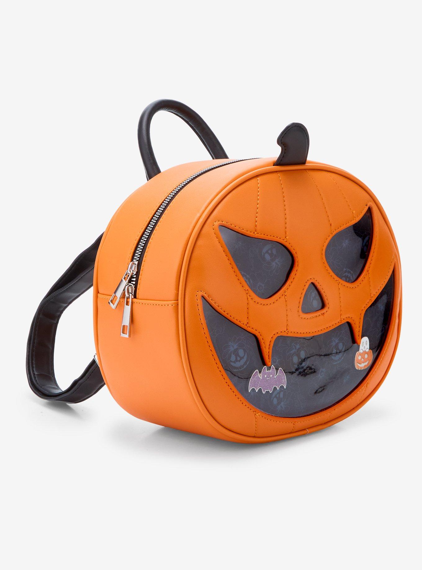 Pumpkin Figural Pin Collector Backpack, , hi-res