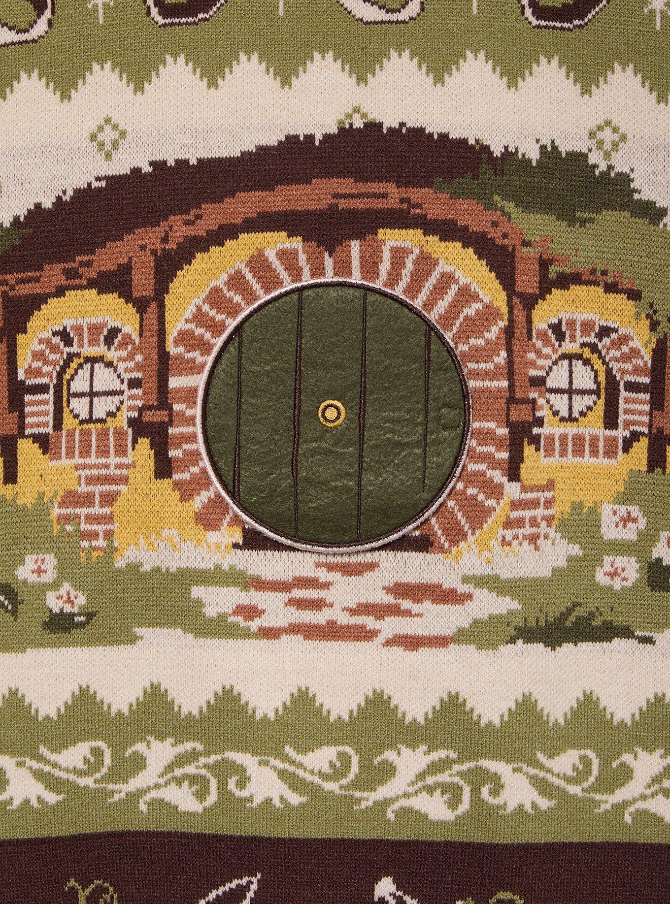 The Lord of the Rings Shire Hobbit Home Holiday Sweater — BoxLunch Exclusive, MULTI, alternate