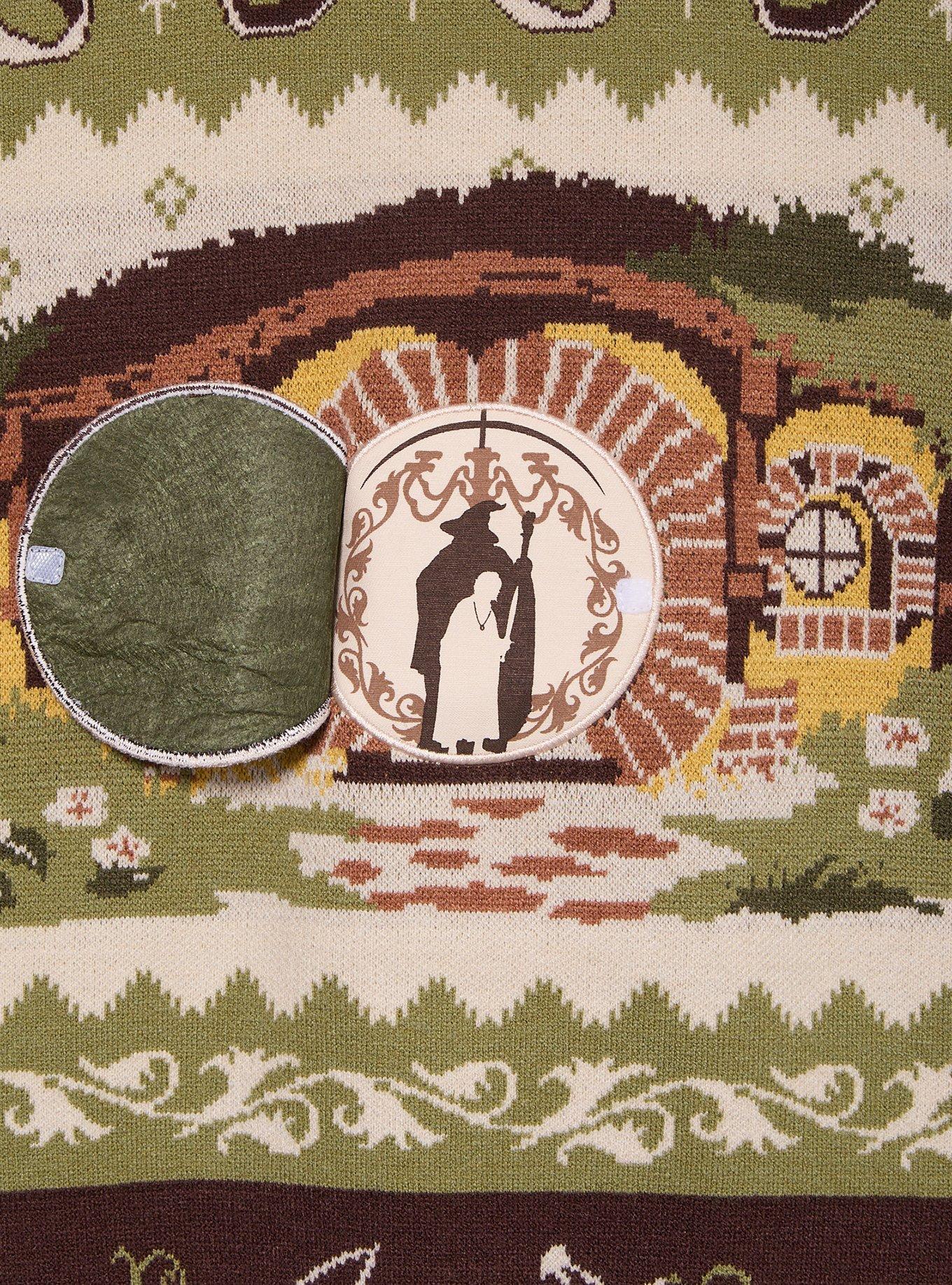 The Lord of the Rings Shire Hobbit Home Holiday Sweater — BoxLunch Exclusive, MULTI, alternate