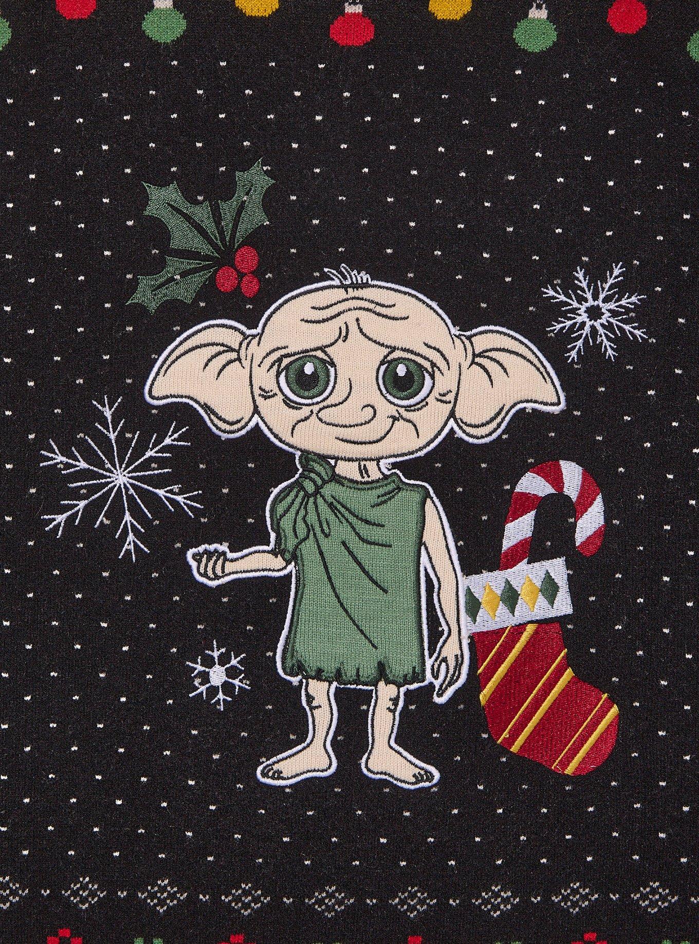 Harry Potter Dobby Holiday Sweater - BoxLunch Exclusive, MULTI, alternate