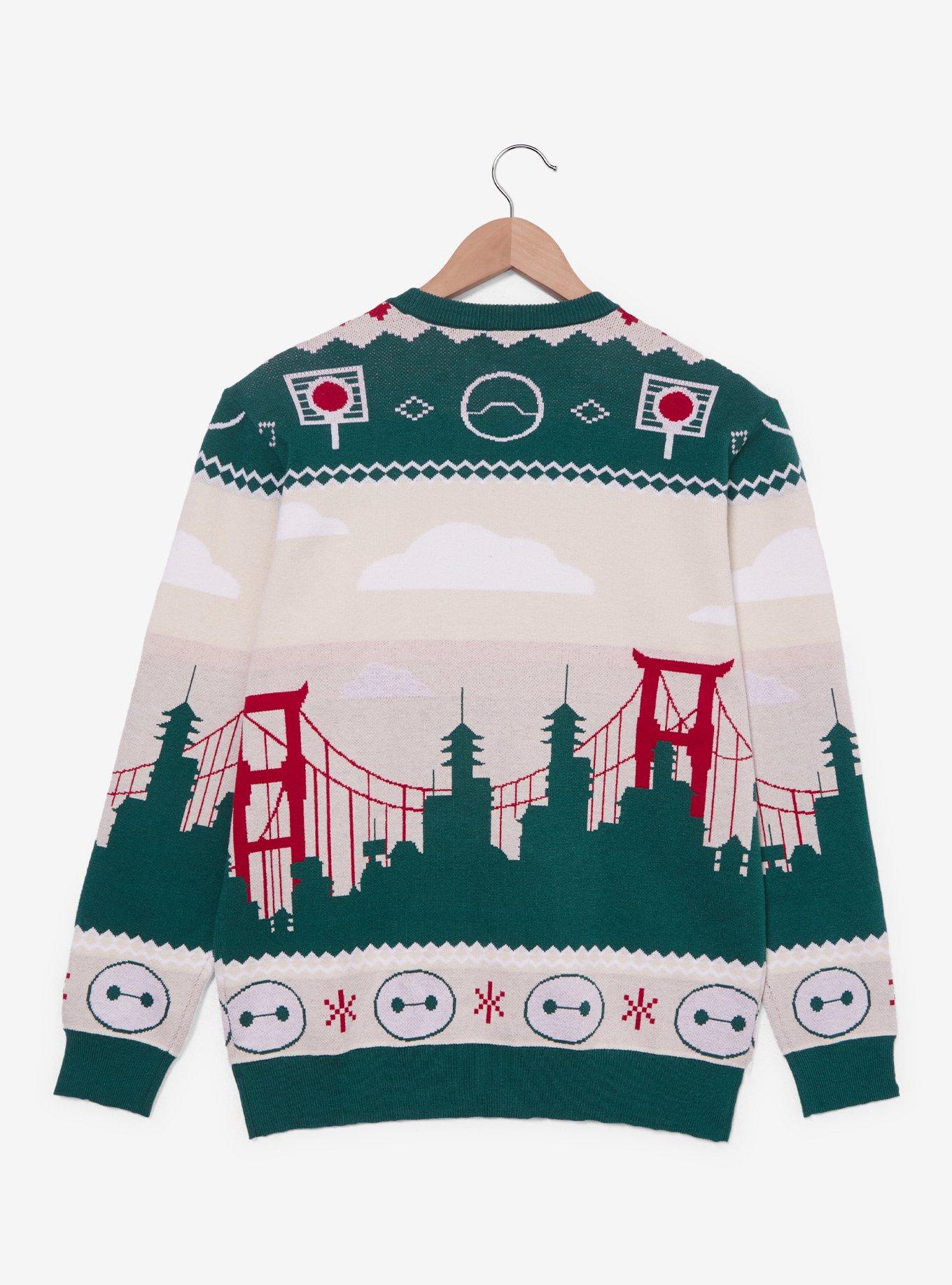 Disney Big Hero 6 Baymax Holiday Sweater — BoxLunch Exclusive, , hi-res