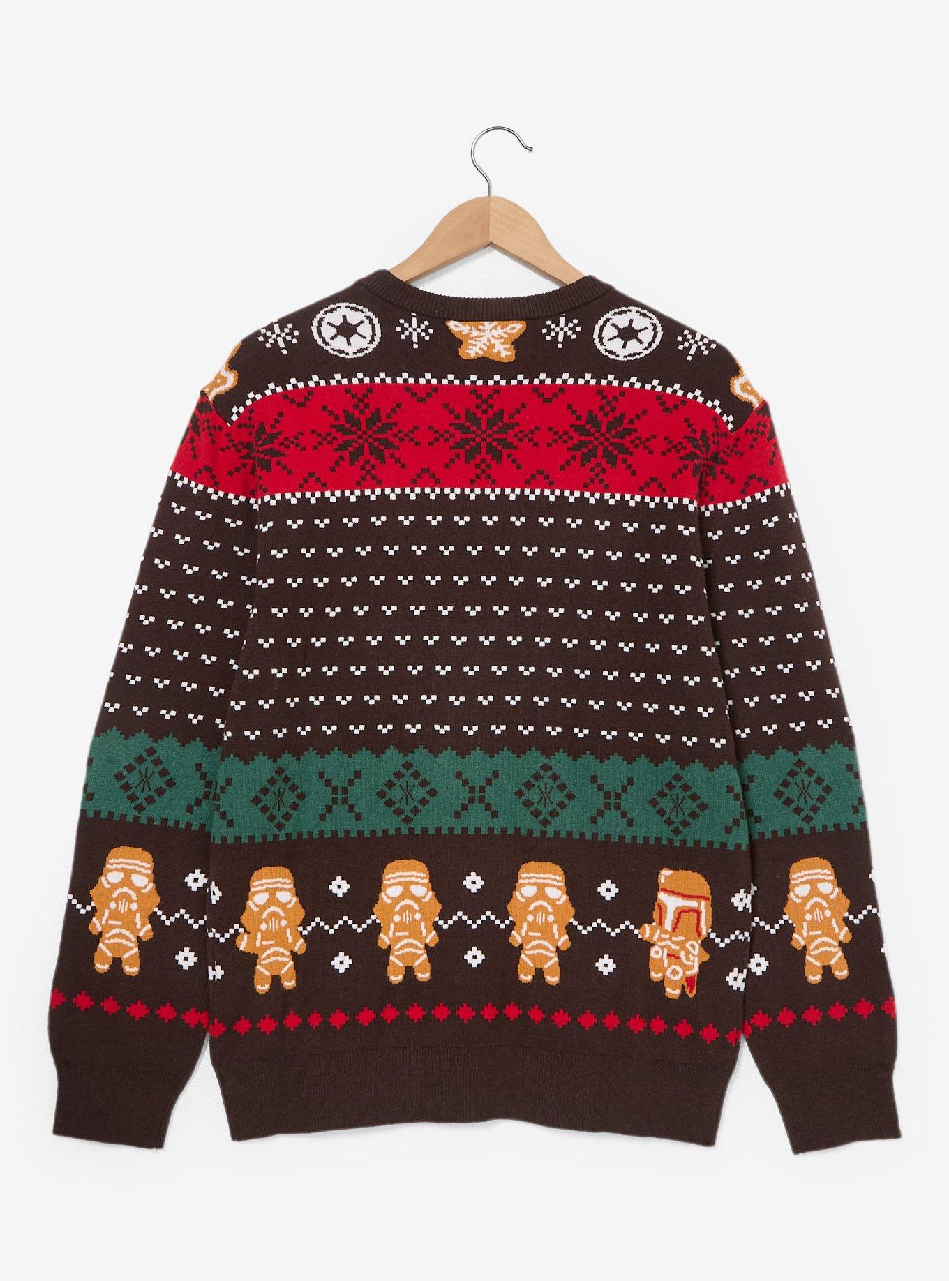 Star Wars Darth Vader Gingerbread Holiday Sweater — BoxLunch Exclusive, , hi-res