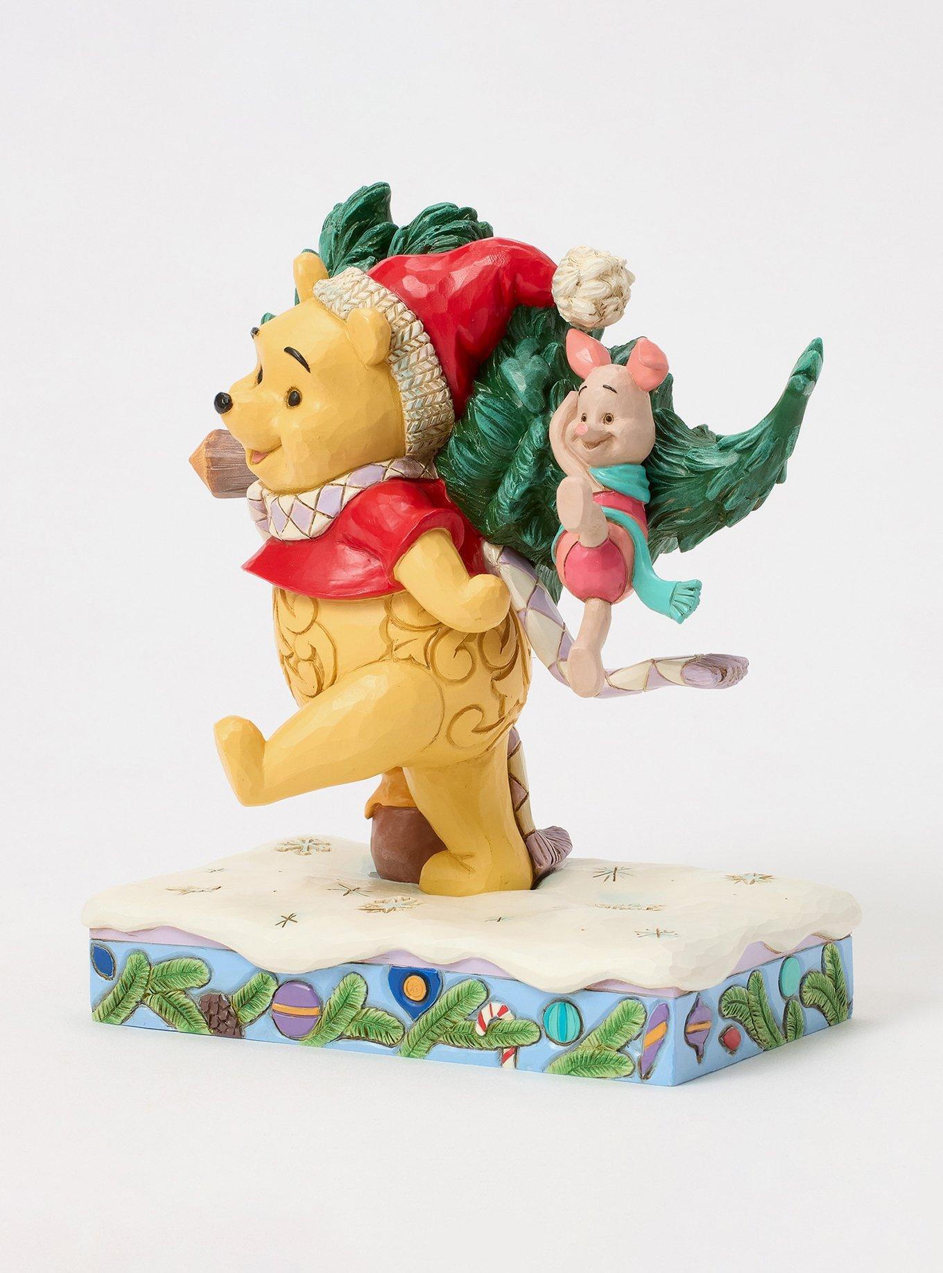 Enesco Disney Winnie the Pooh Traditions Pooh Bear Christmas Tree Figure, , hi-res
