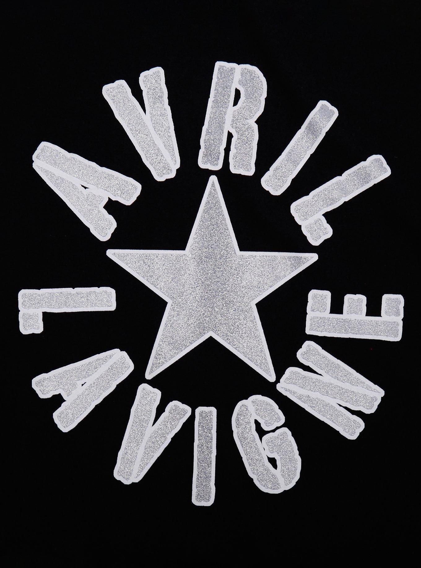 Avril Lavigne Glitter Star Logo T-Shirt, , hi-res