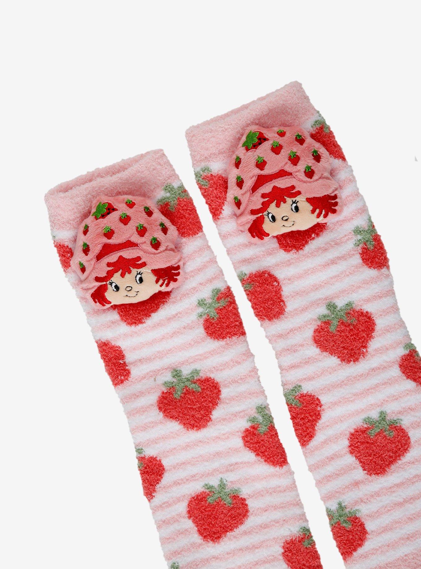 Strawberry Shortcake Plush Scented Cozy Socks, , alternate