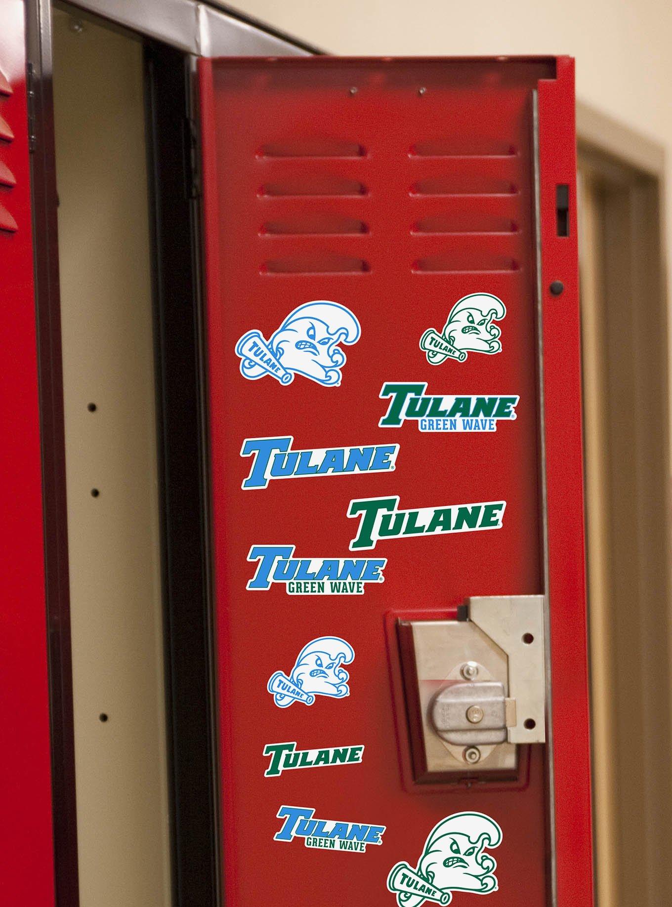 Tulane Green Wave 100Ct Sticker Pack, , alternate