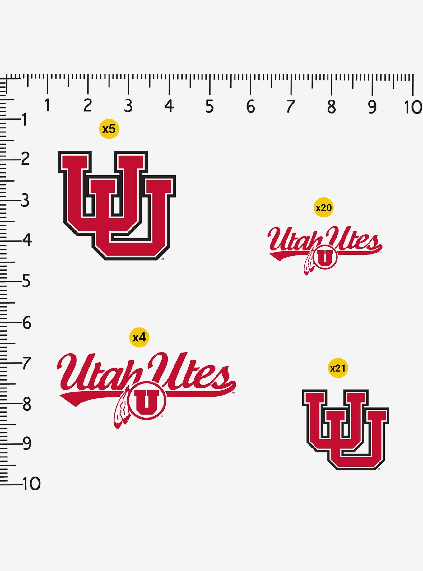 Utah Utes 100Ct Sticker Pack, , alternate