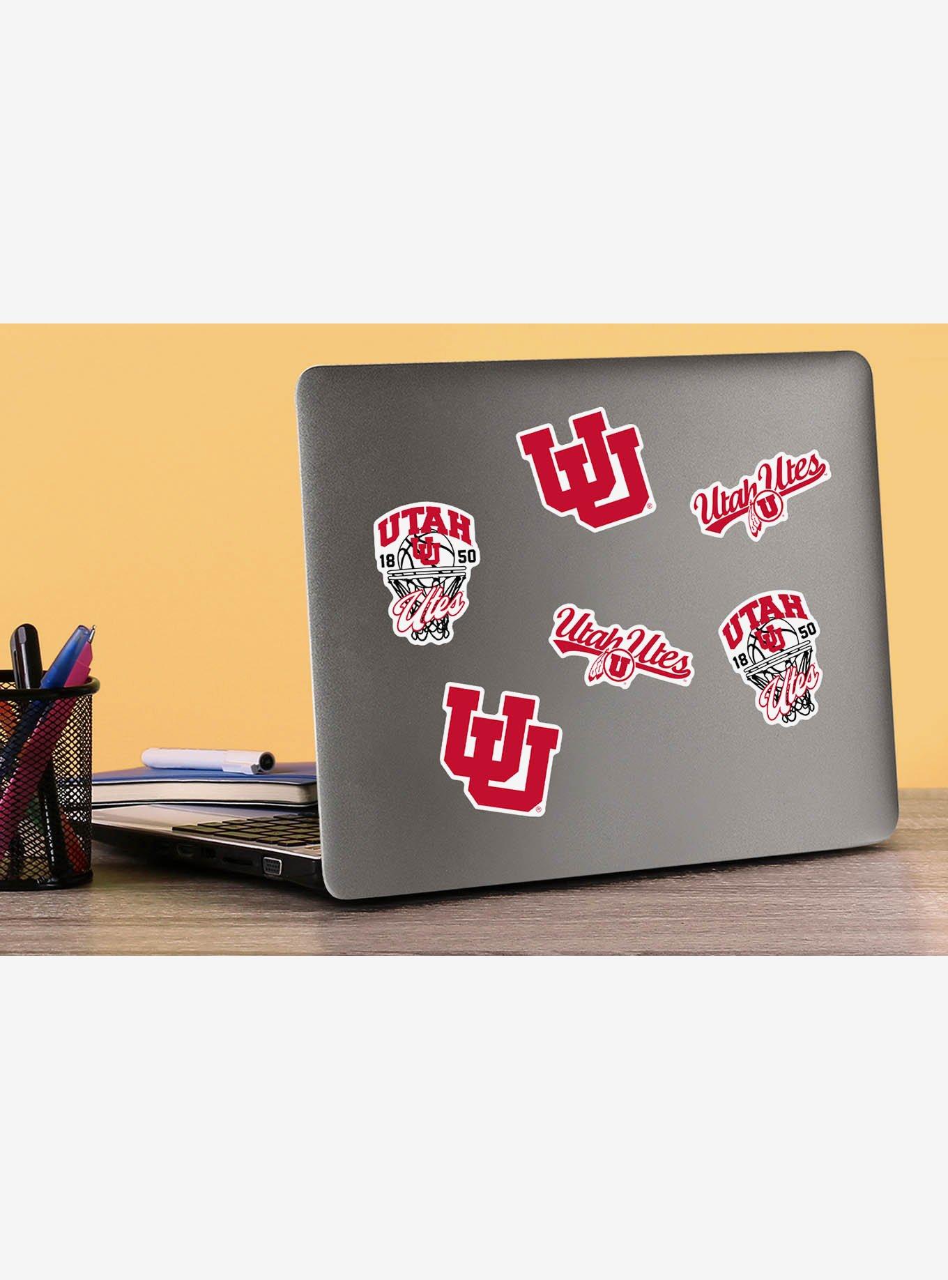 Utah Utes Basketball 100Ct Sticker Pack, , hi-res
