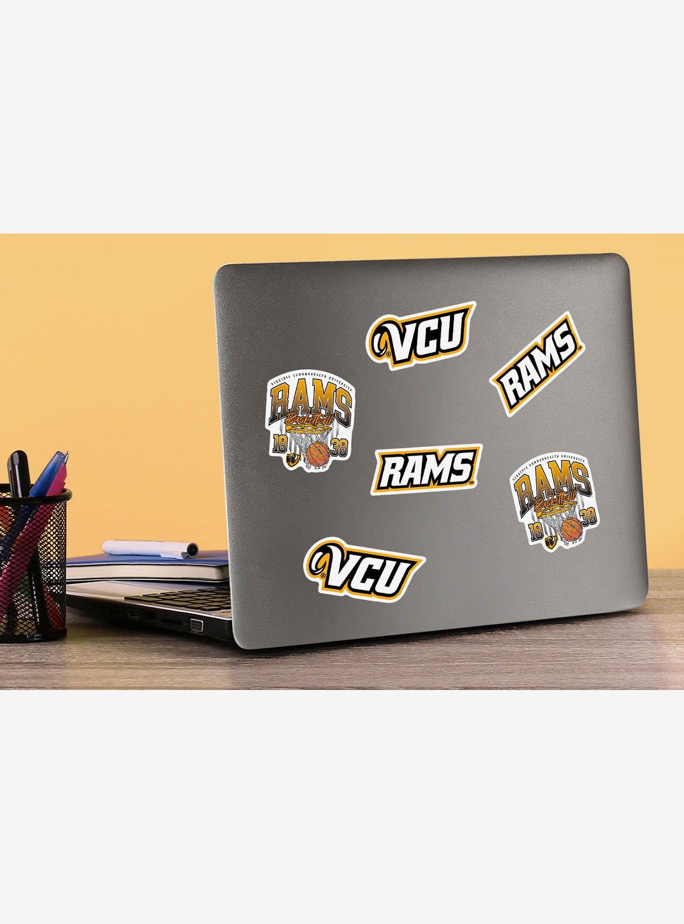 VCU Rams Basketball 100Ct Sticker Pack, , alternate